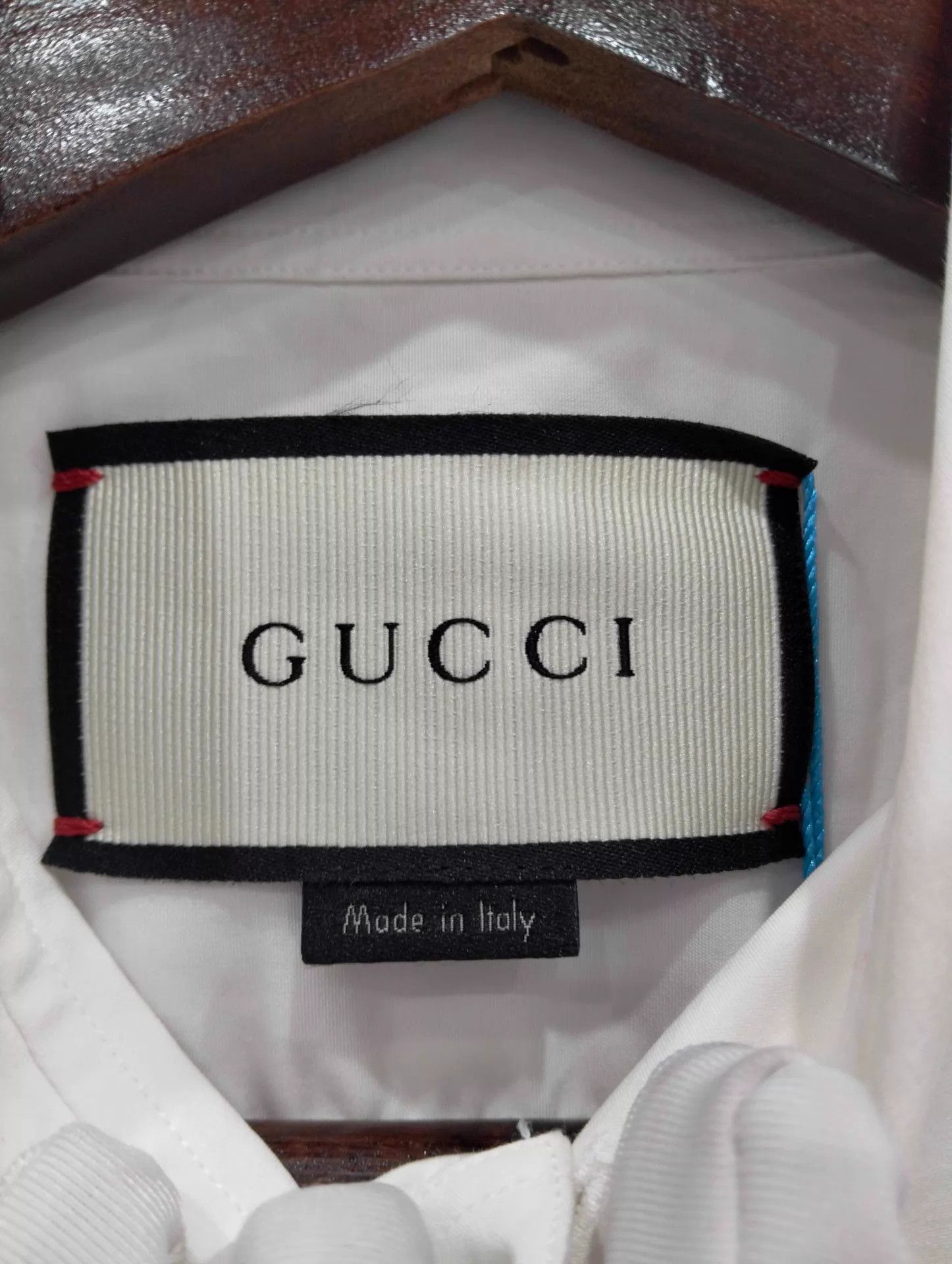 Gucci GUCCI White Short Sleeve Shirt 39 M Size US M / EU 48-50 / 2 - 4 Thumbnail
