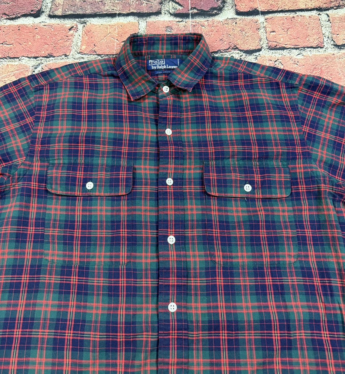Polo Ralph Lauren Vintage Ralph Lauren Shirt Plaid Long Sleeve Button Up Size US M / EU 48-50 / 2 - 5 Thumbnail