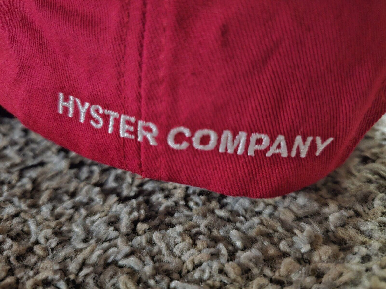 Designer Hyster Fortis Lifter Trucks Hook & loop Strapback hat Size ONE SIZE - 4 Thumbnail