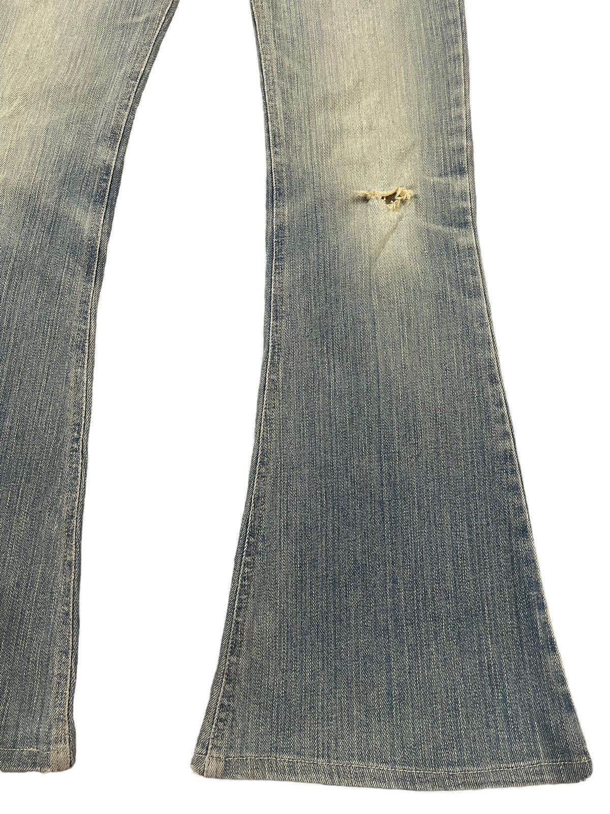If Six Was Nine Vintage Japanese Brand Blue Wash Style Flare Jeans Size 26" / US 2 / IT 38 - 6 Thumbnail