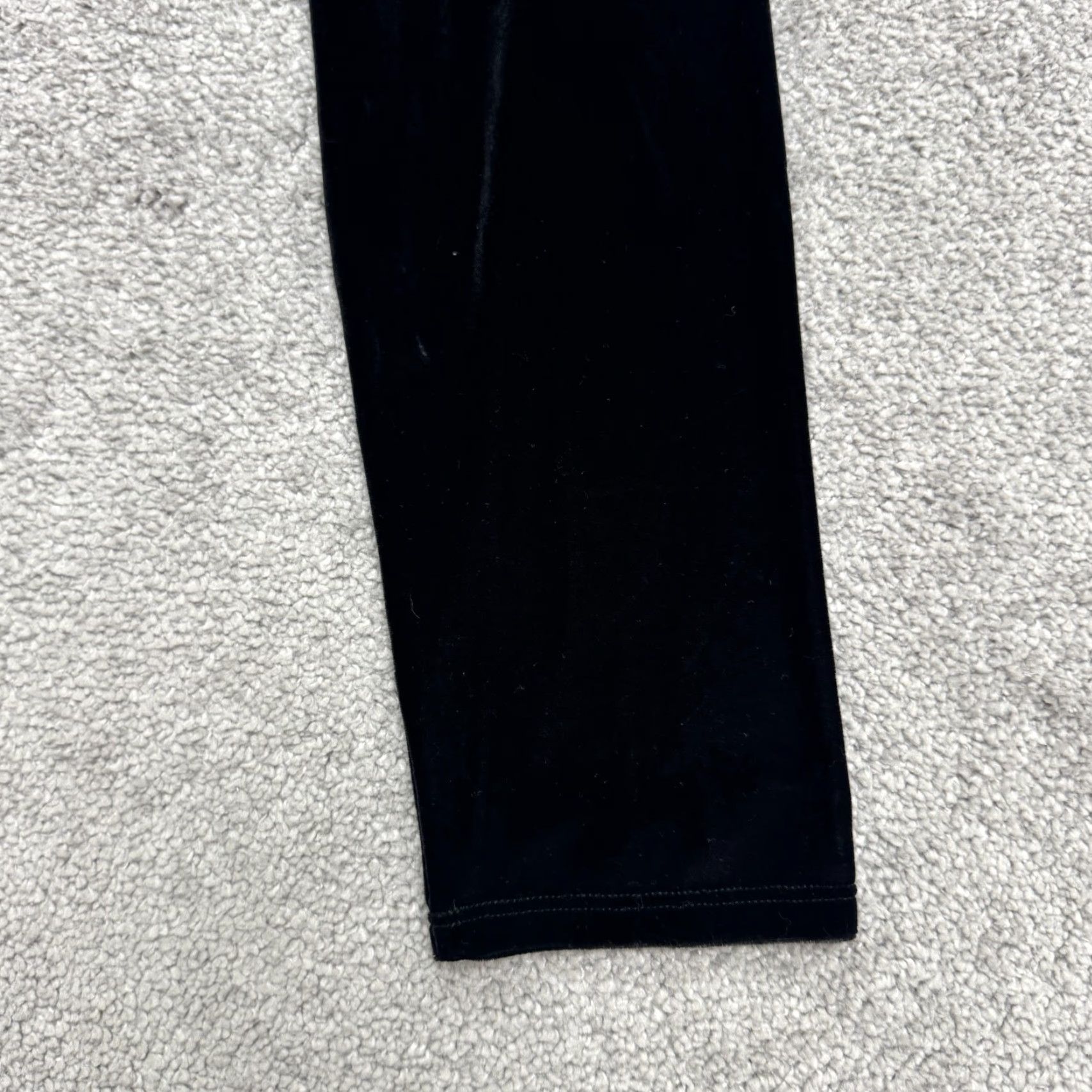 Eileen Fisher Eileen Fisher Pants Women's Pull On Velvet Leggings Petite Black B07 Skinny Pocket Logo 26in Inseam Regular Stretch Casual Size 32" / US 10 / IT 46 - 4 Thumbnail
