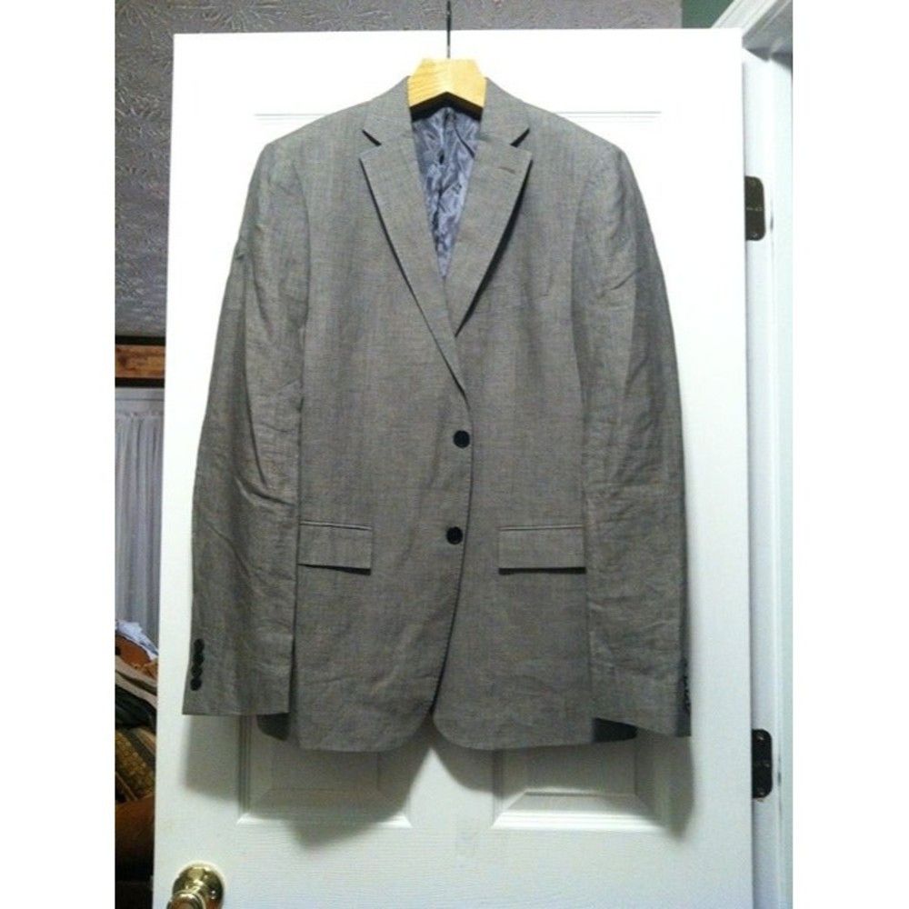Other RYAN SEACREST MEN'S 100%LINEN SPORT COAT BLAZER JACKET 40L Size 40L - 3 Thumbnail