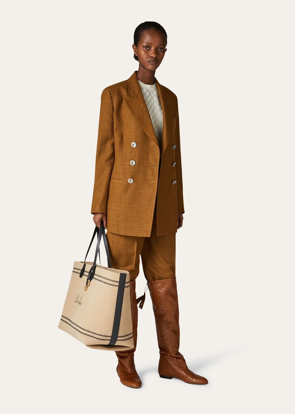 Loro Piana o1srvl11e1125 FAN2258 Jamilla Jacket in Brown Size XS / US 0-2 / IT 36-38 - 5 Thumbnail