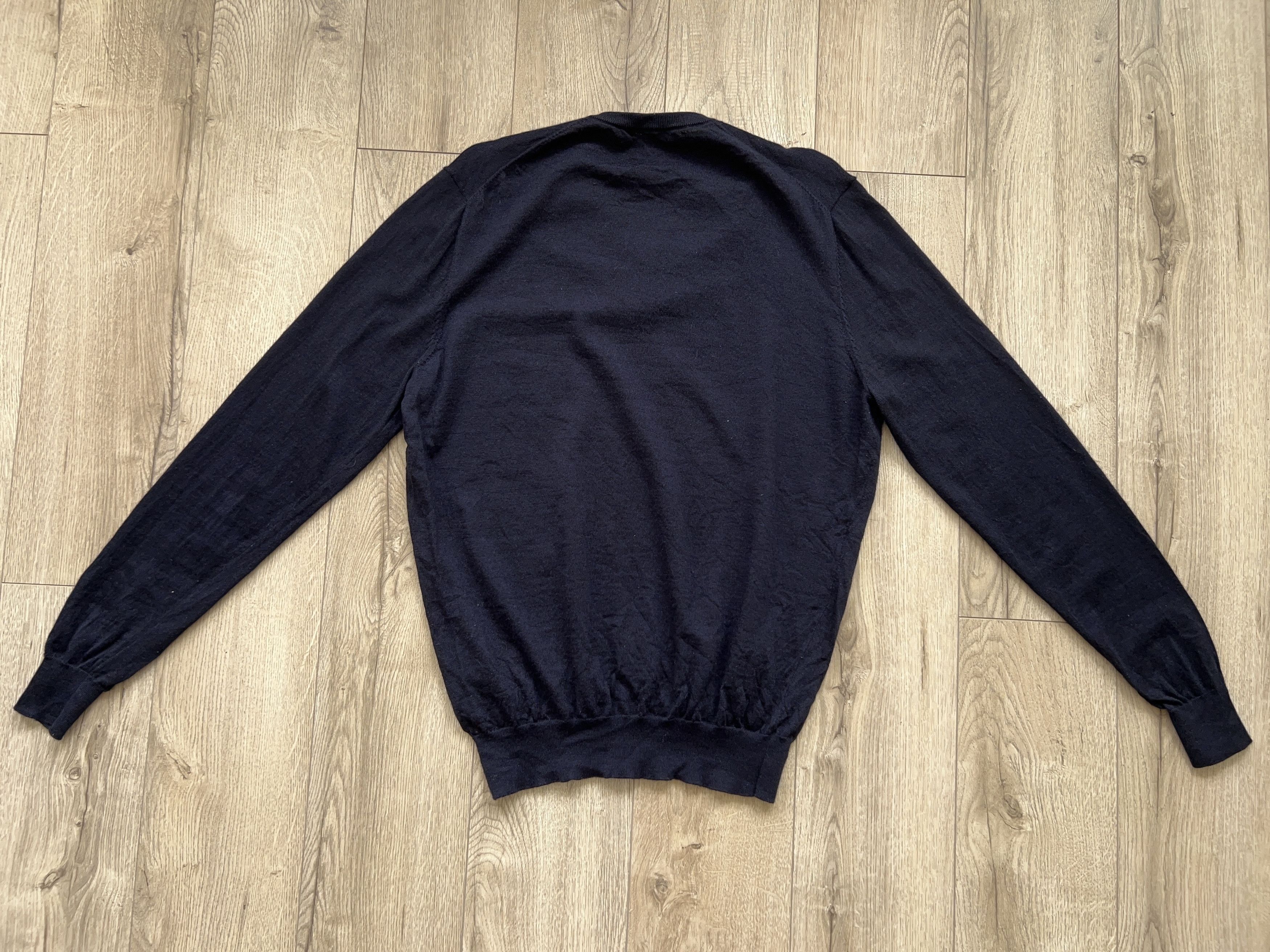 Suitsupply Mens SUITSUPPLY Merino Wool Pullover Sweater Long Sleeve Size US L / EU 52-54 / 3 - 11 Thumbnail