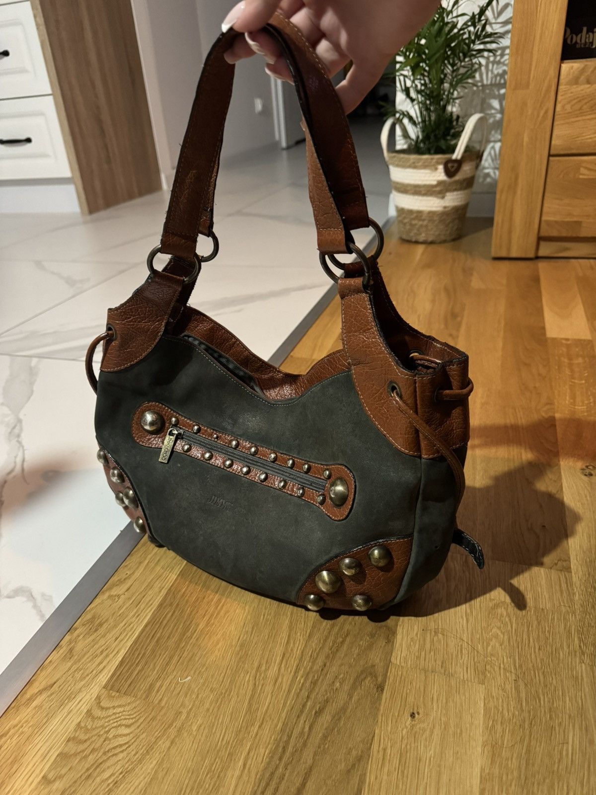 Jimmy Choo Vintage Jimmy Choo bag in nubuck and natural leather Size ONE SIZE - 1 Thumbnail