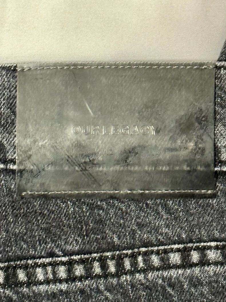 Our Legacy our legacy Third cut black gray washed jeans 2503-Nextarrow Size US 32 / EU 48 - 7 Thumbnail