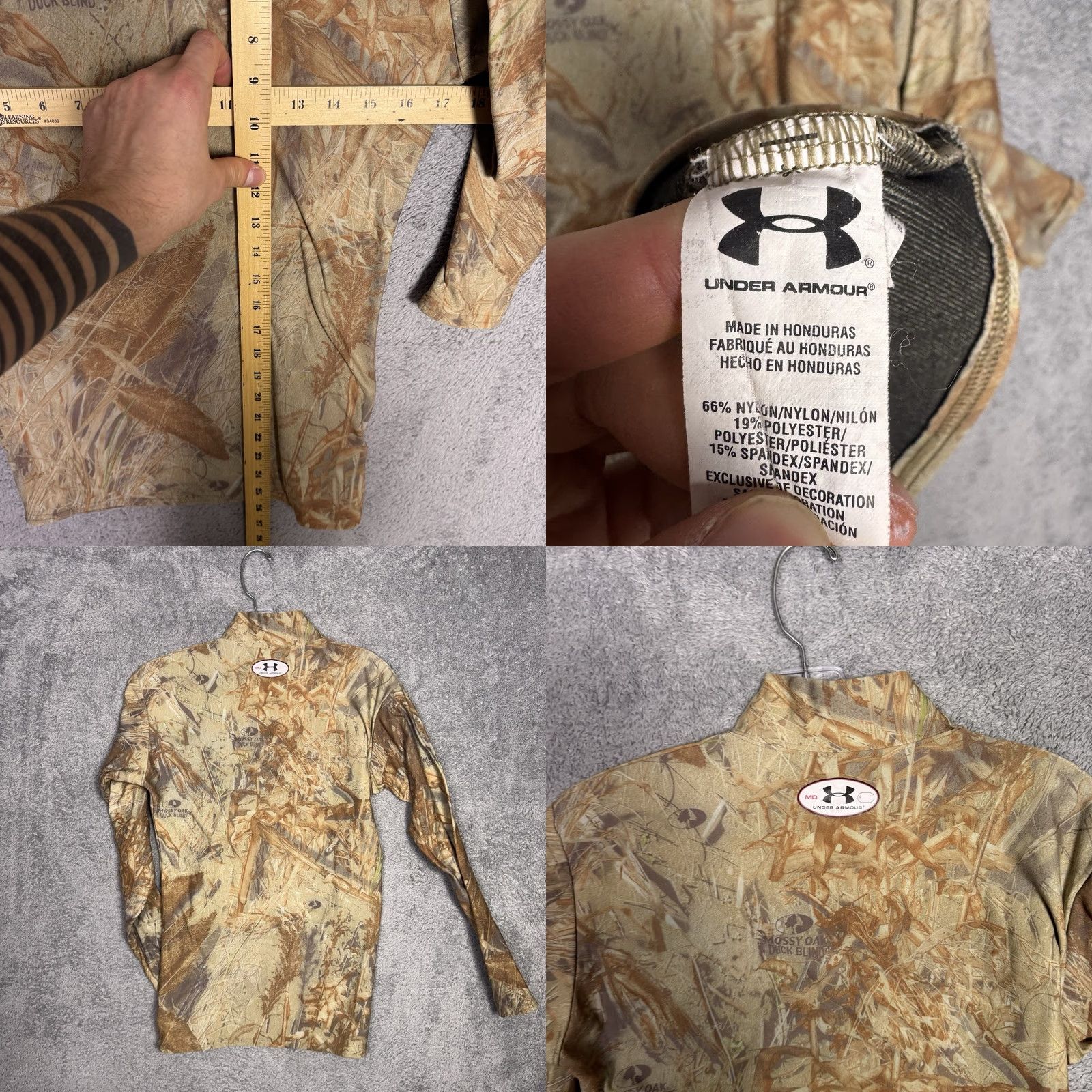 Under Armour Under Armour Mossy Oak Shirt Men M ColdGear Duck Blind Fitted Thermal Base Layer Size US M / EU 48-50 / 2 - 8 Thumbnail