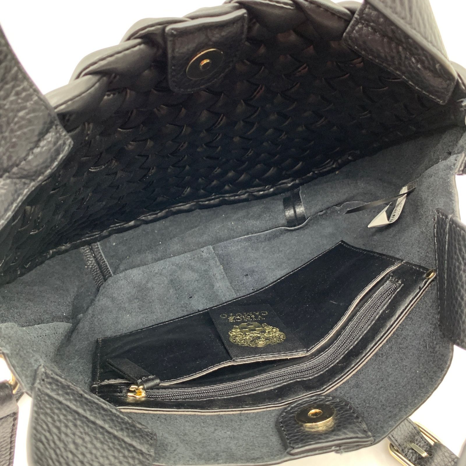 Other Vince Camuto Leather Handbags Puffy Weave Tote Miki Size ONE SIZE - 3 Thumbnail