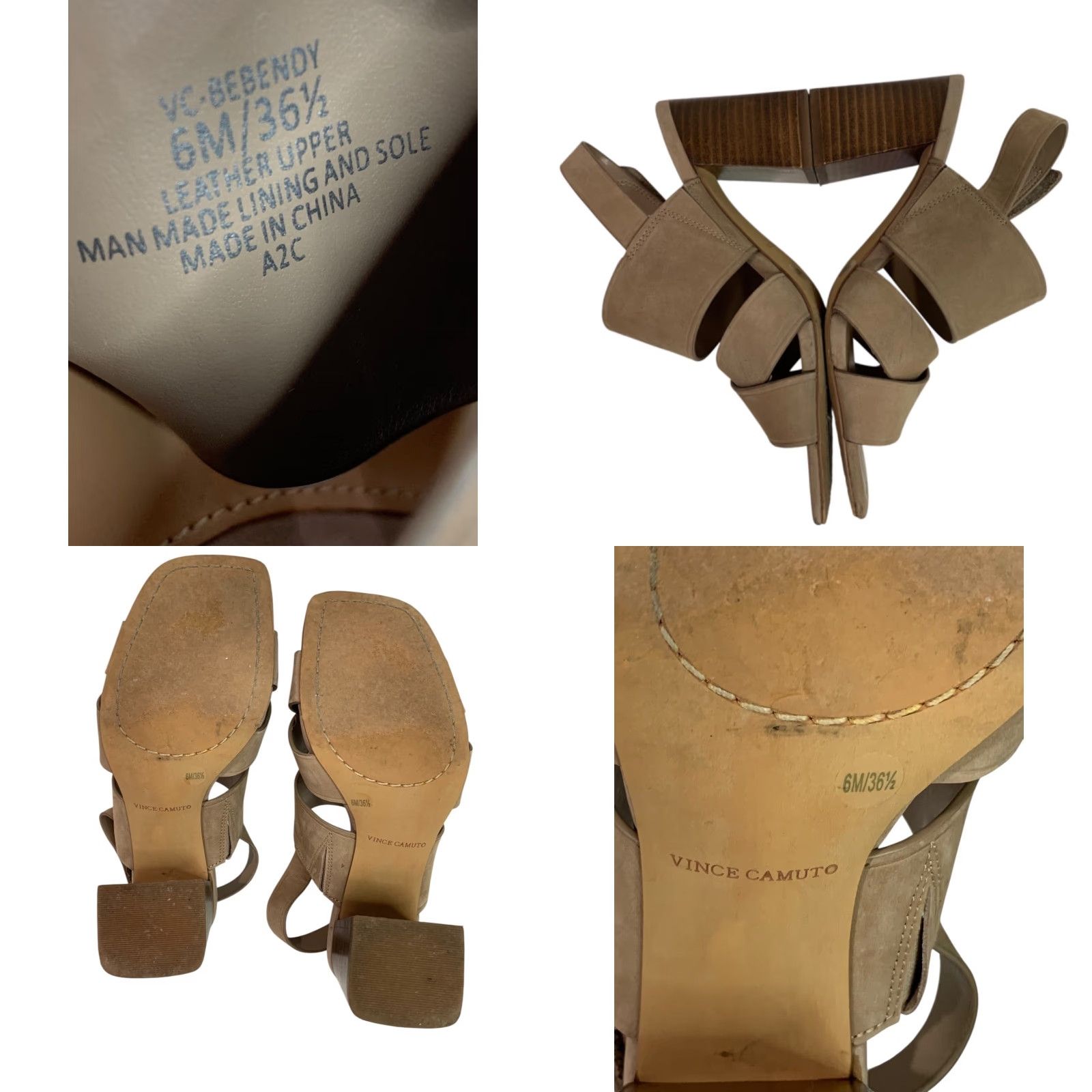 Vince Camuto Vince Camuto Women Size 6 Brown Suede Bebendy Block Heel Sandals User: Vince Camuto Women Size 6 Brown Suede Bebendy Block Heel Sandals Size US 6 / IT 36 - 8 Thumbnail