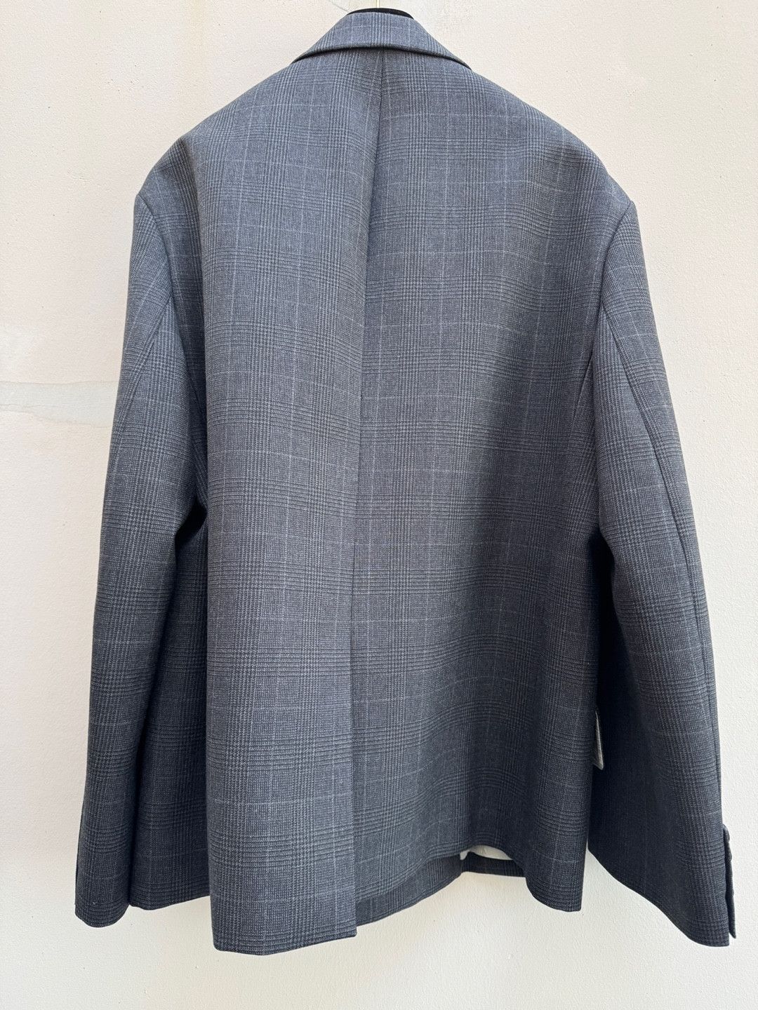 Acne Studios ACNE STUDIOS Fine-check Double-breasted Blazer Size US S / EU 44-46 / 1 - 14 Thumbnail