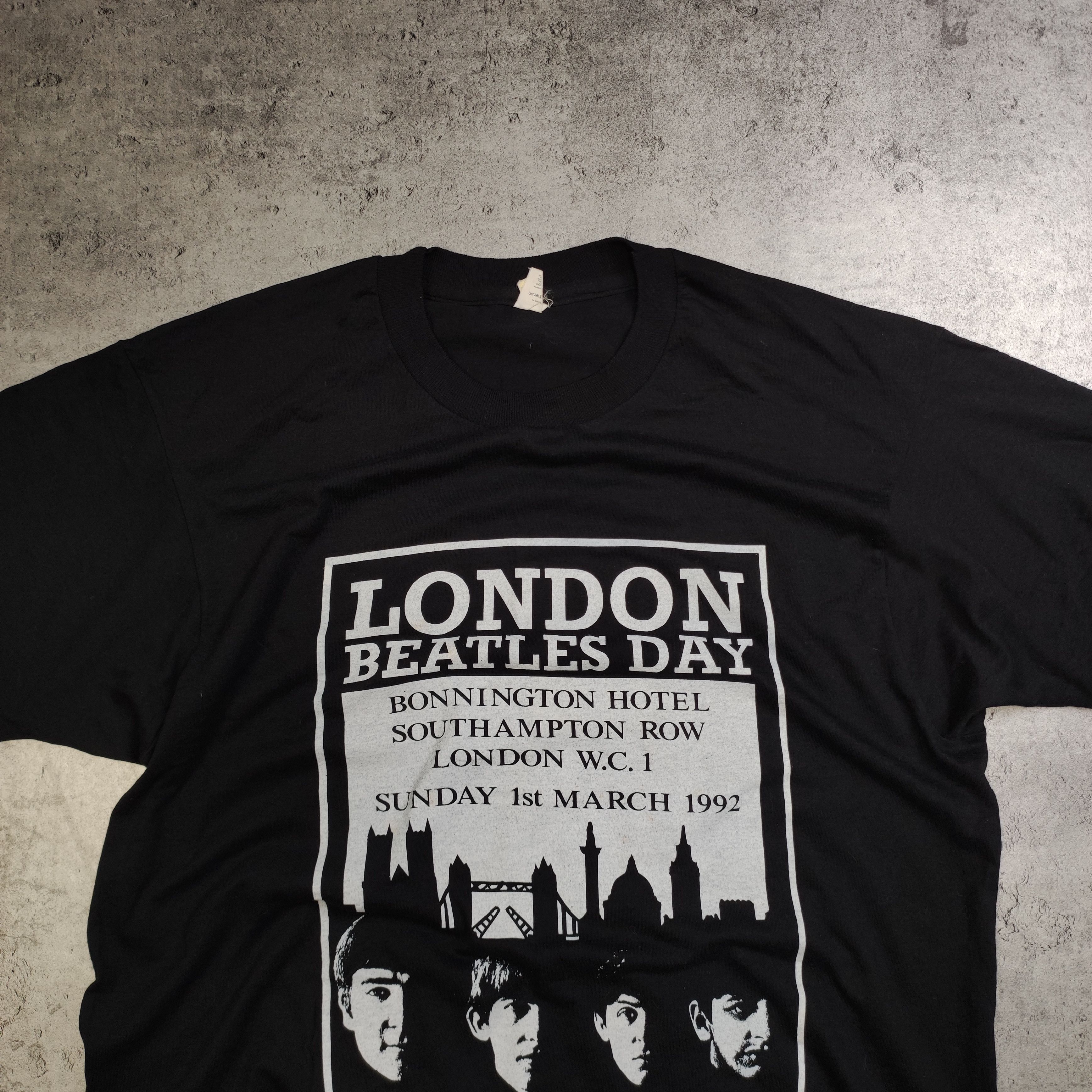 Band Tees × Vintage RARE Vintage OG 1992 The Beatles Day London Merch Tee Size US L / EU 52-54 / 3 - 3 Thumbnail