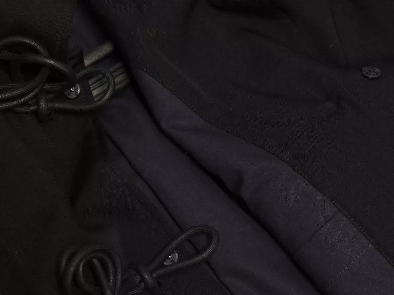 Yohji Yamamoto Yohji Yamamoto 2019AW star embroidered buttoned asymmetric Size US L / EU 52-54 / 3 - 5 Thumbnail