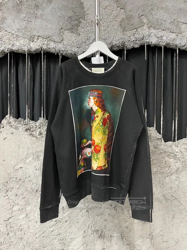 Gucci Gucci Sweatshirt with Artistic Print. Size US S / EU 44-46 / 1 - 1 Thumbnail