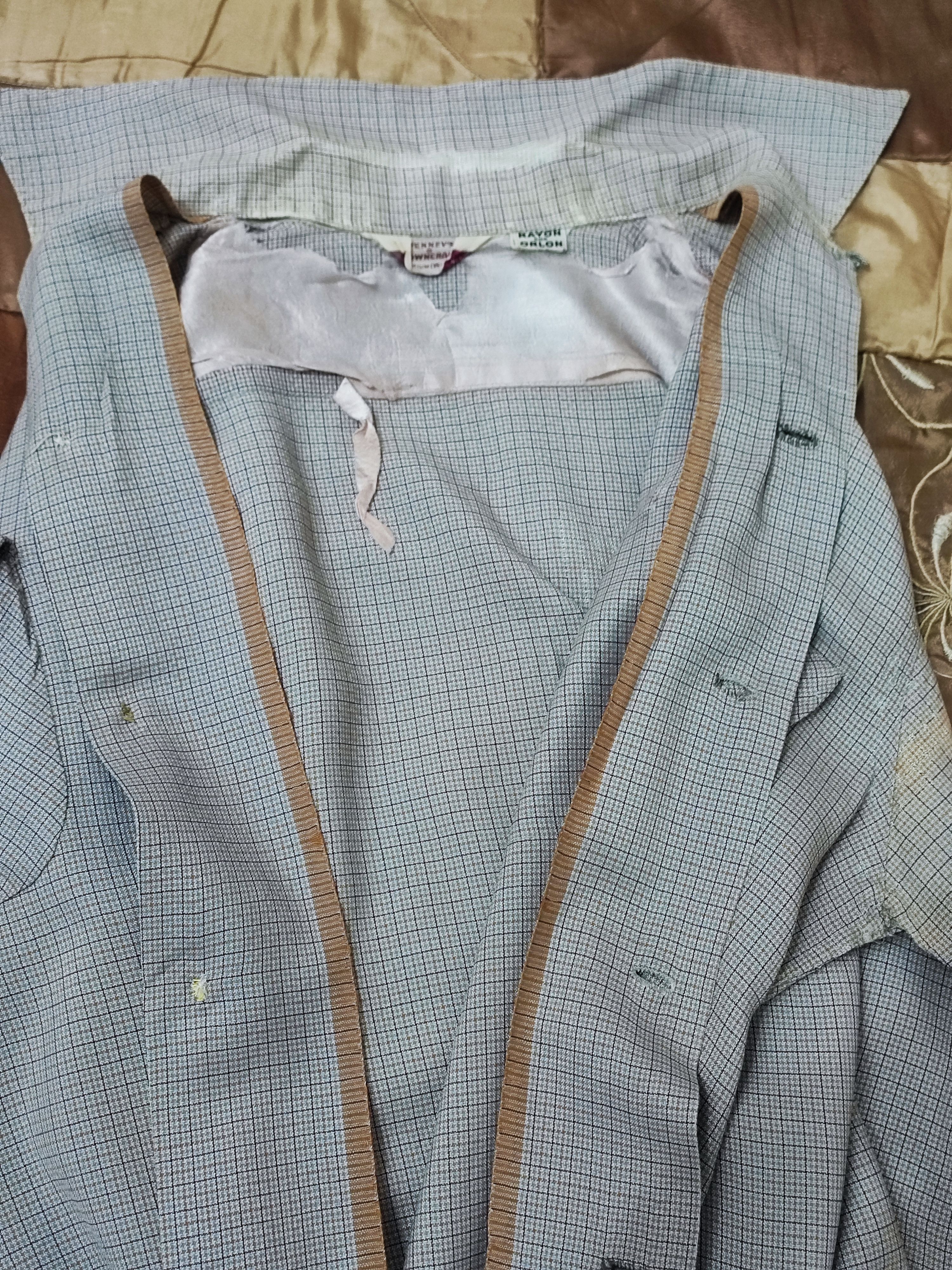 Vintage True Vintage Towncraft Distressed 50's Rayon Flip pocket Size US M / EU 48-50 / 2 - 15 Thumbnail