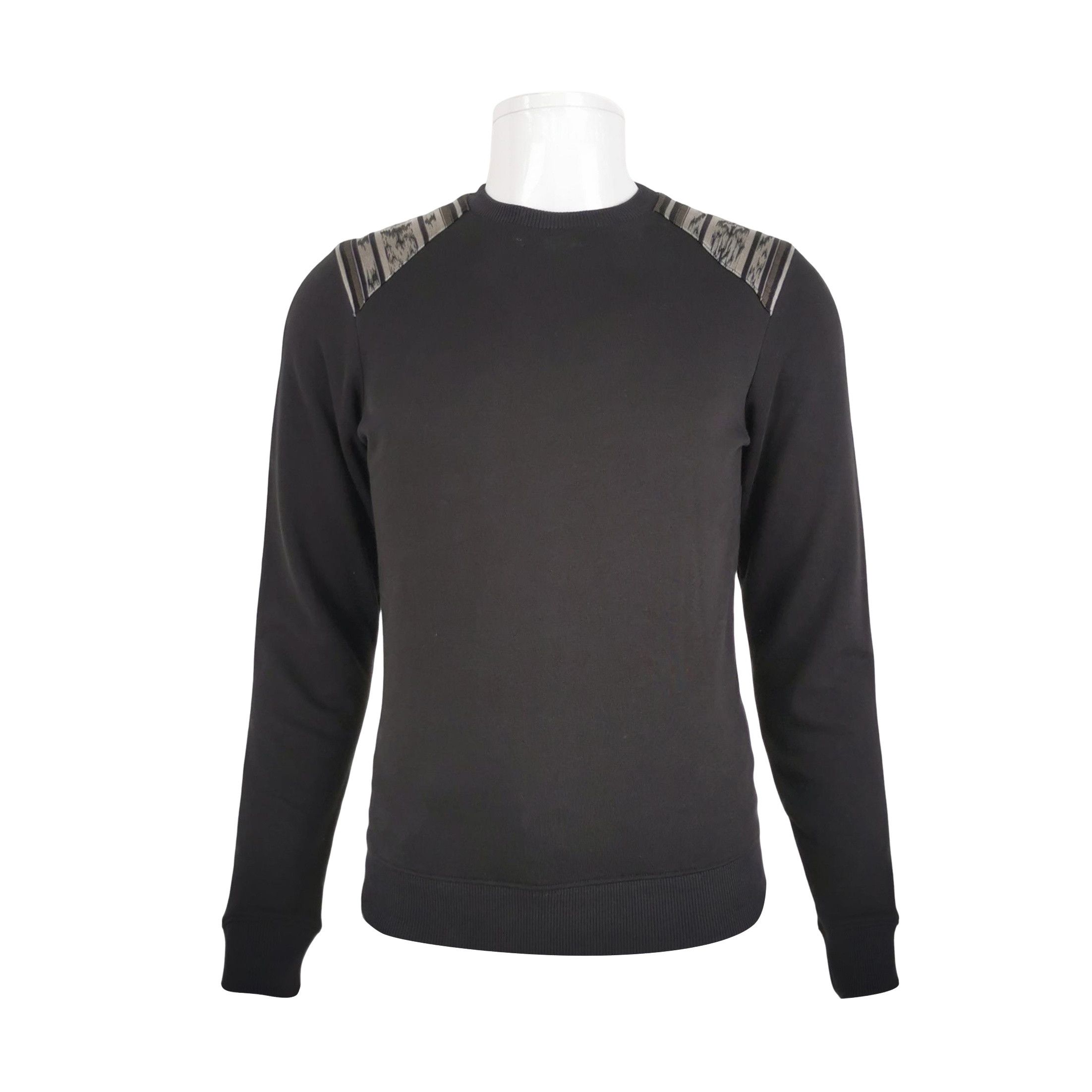 Saint Laurent Paris Saint Laurent Patterned Shoulder Sweatshirt XS Size US XS / EU 42 / 0 - 1 Thumbnail