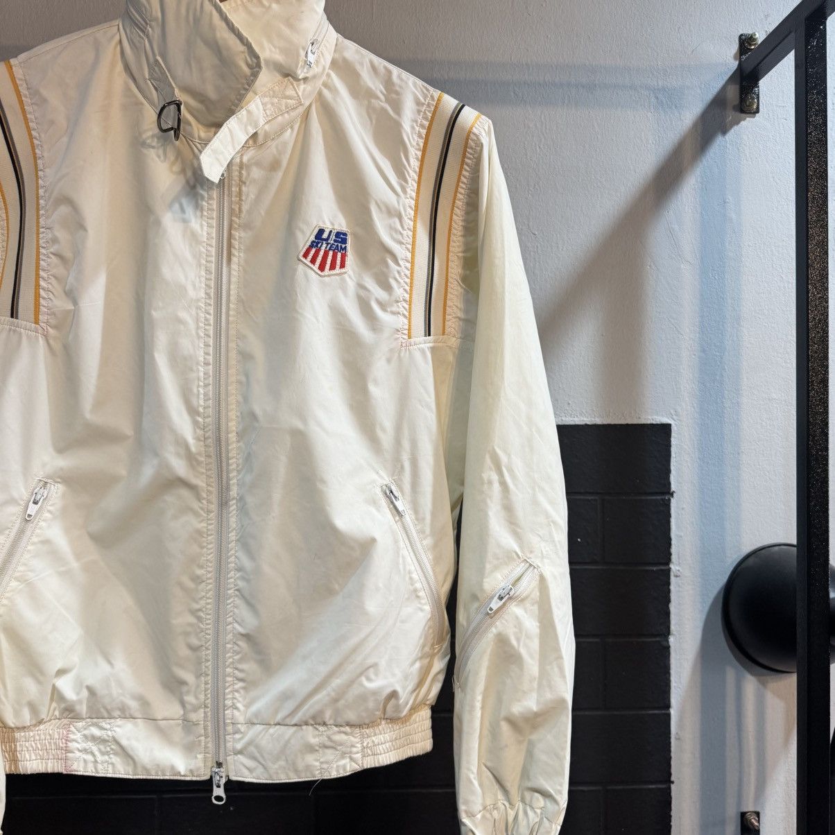 Descente × USA Olympics × Vintage VINTAGE RARE 90s‼️US Ski Team Logo Embroidery Light Jackets Size US M / EU 48-50 / 2 - 3 Thumbnail