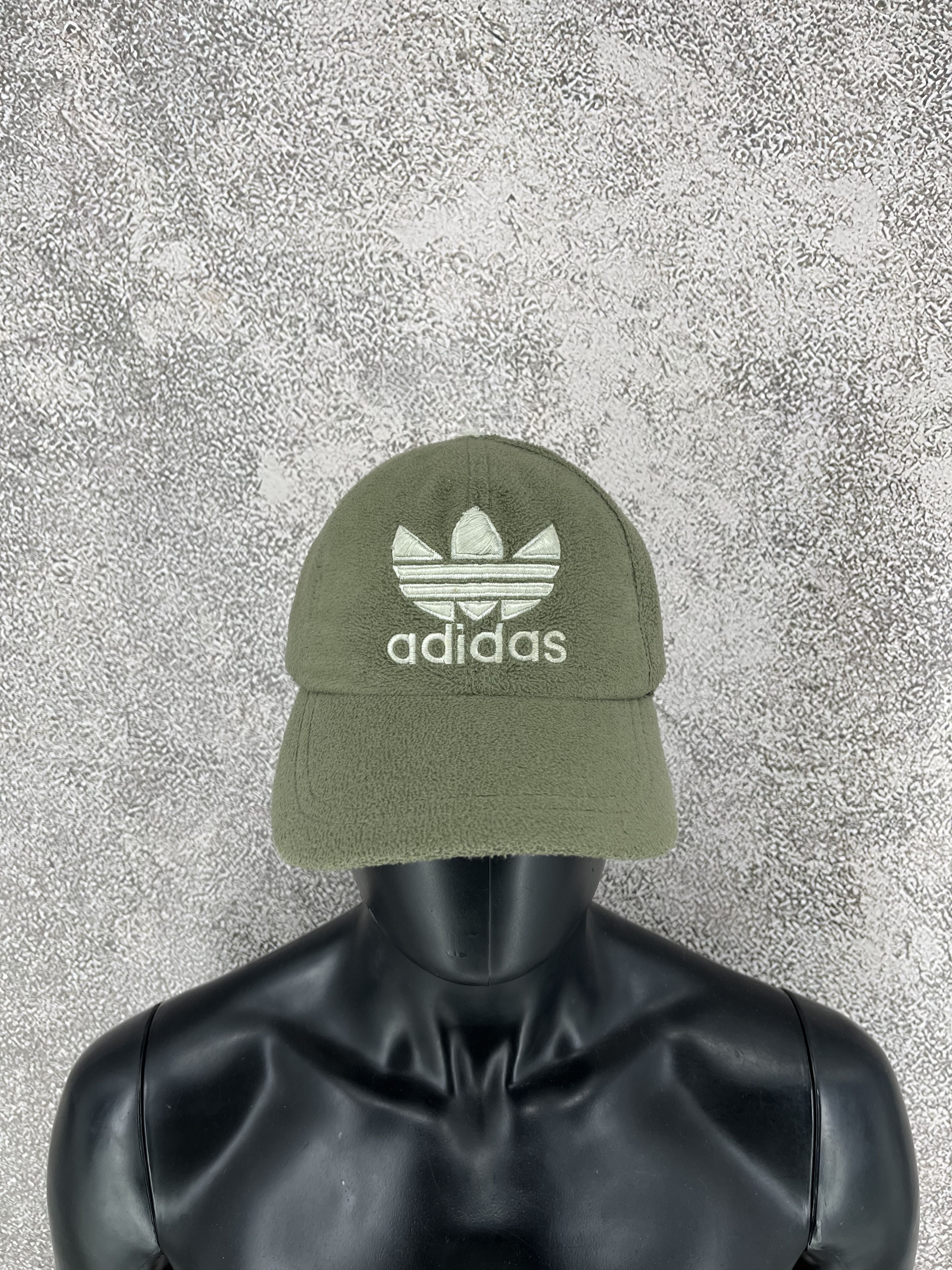 Adidas Vintage 90s Adidas Fleece Winter Gorpcore Cap Size ONE SIZE - 1 Thumbnail