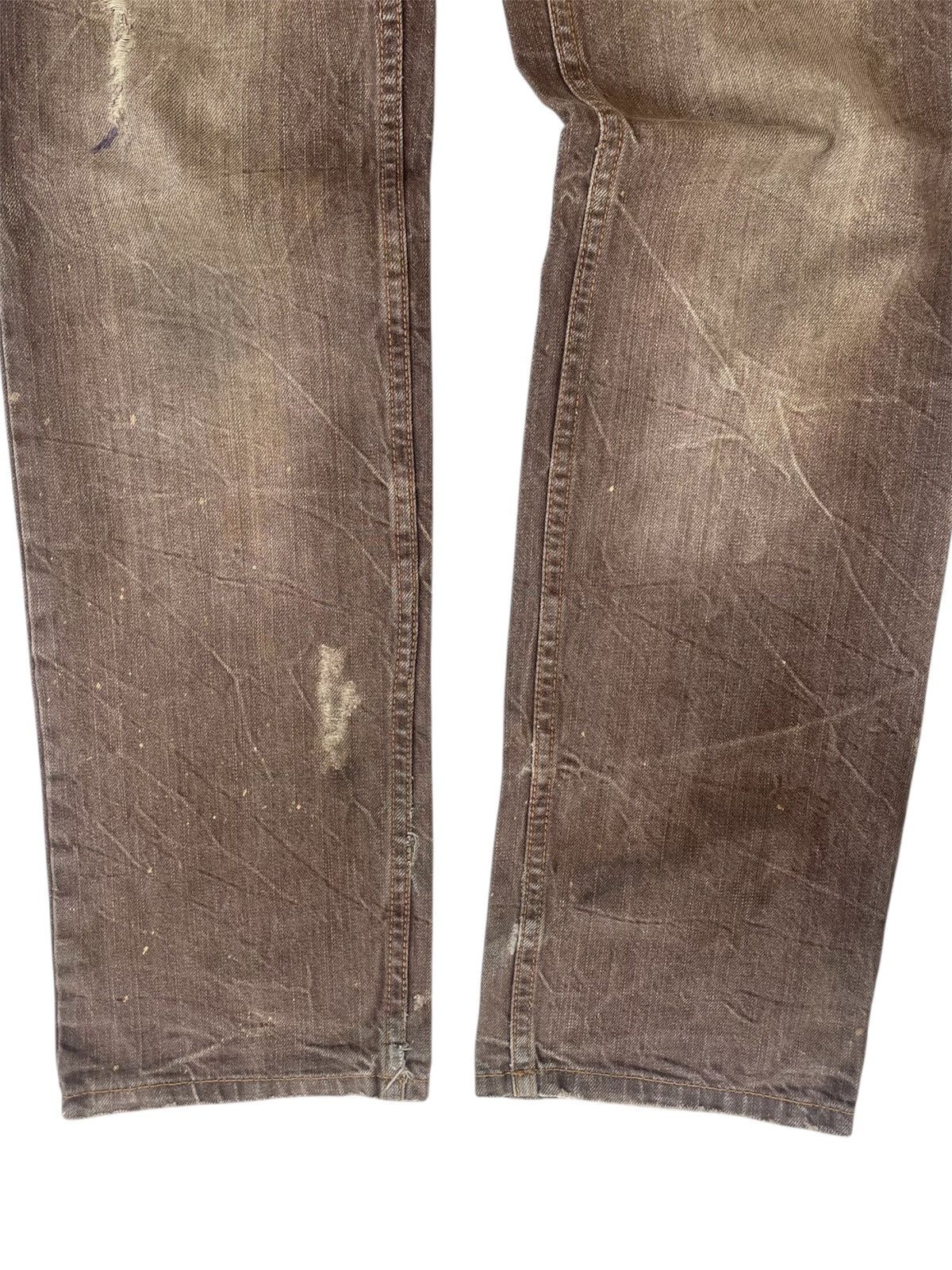 If Six Was Nine Double Waist Nylaus Archival Mud-Wash Multi-Loop Denim Size US 30 / EU 46 - 6 Thumbnail