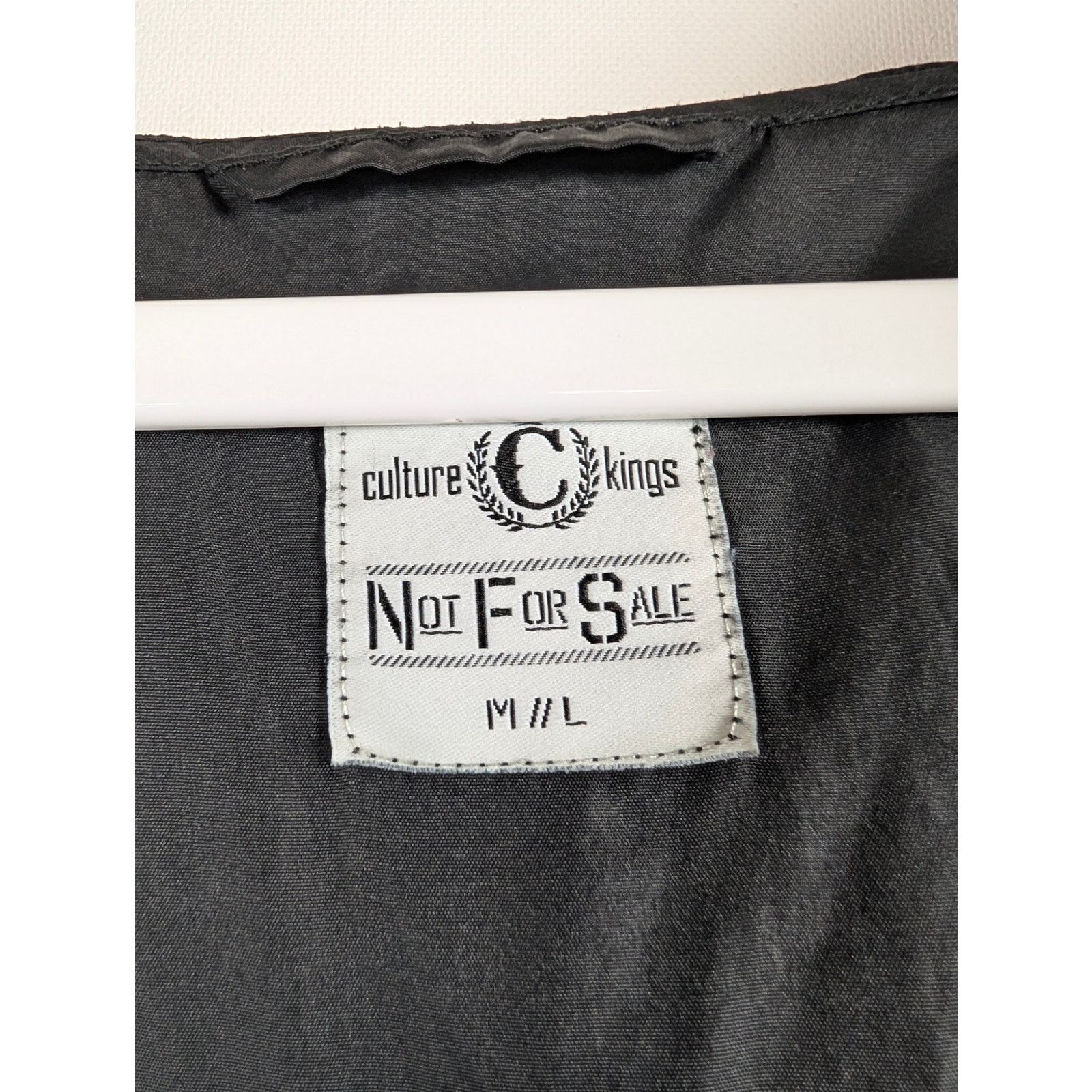 Unknown London Culture Kings Not For Sale Duplex Windbreaker Black Jacket Size US L / EU 52-54 / 3 - 5 Thumbnail