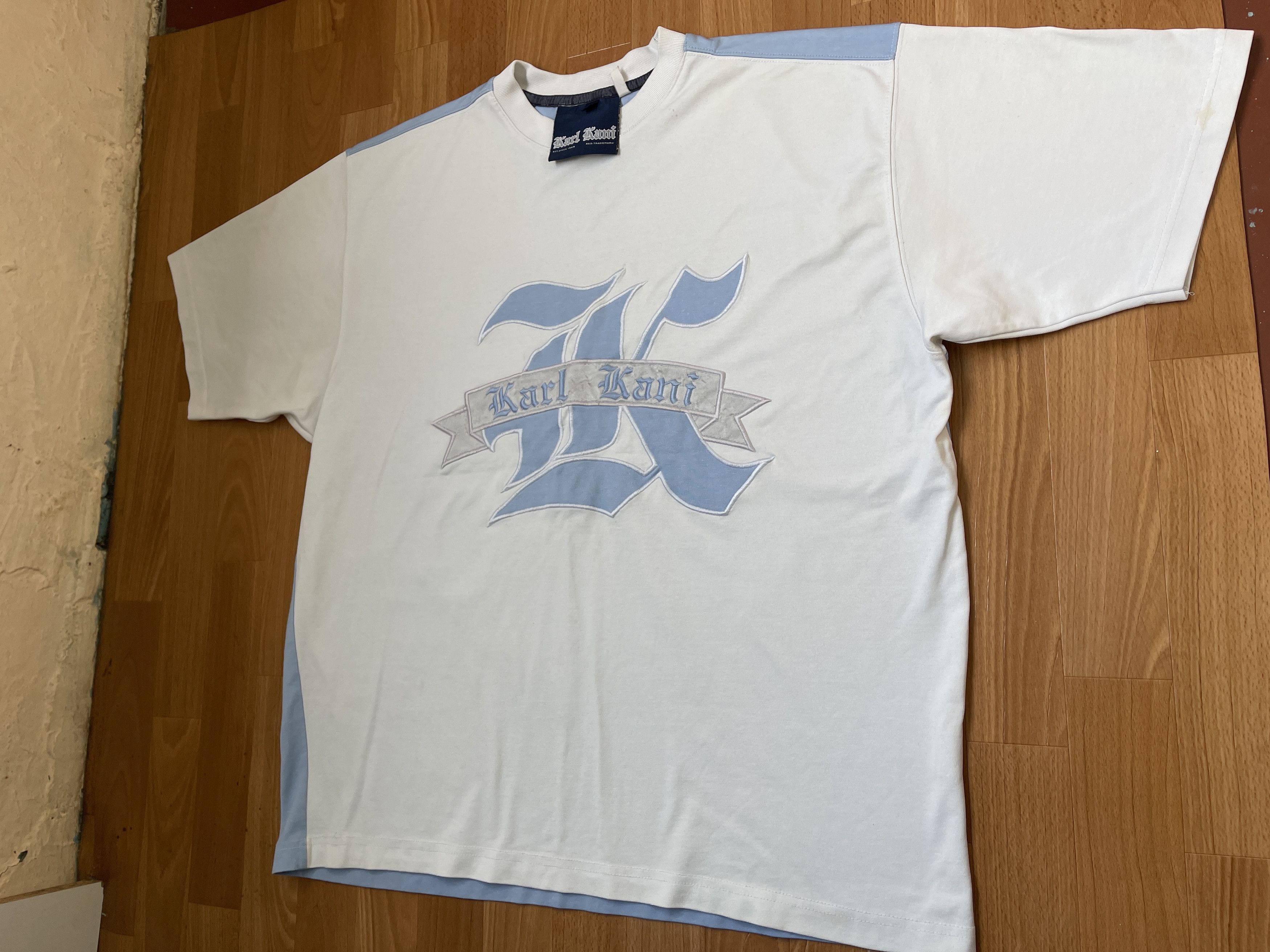 Karl Kani KARL KANI jersey, vintage hip hop t-shirt, 90s hip hop L Size US L / EU 52-54 / 3 - 3 Thumbnail
