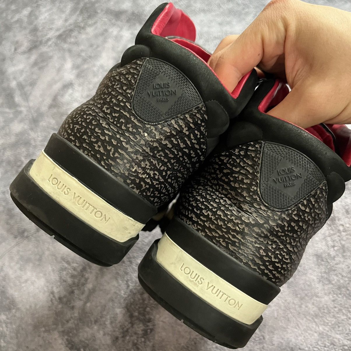 Louis Vuitton Louis Vuitton LV Trainer Hi-Top Sneakers Leather Size 10.5US Size US 10.5 / EU 43-44 - 8 Thumbnail