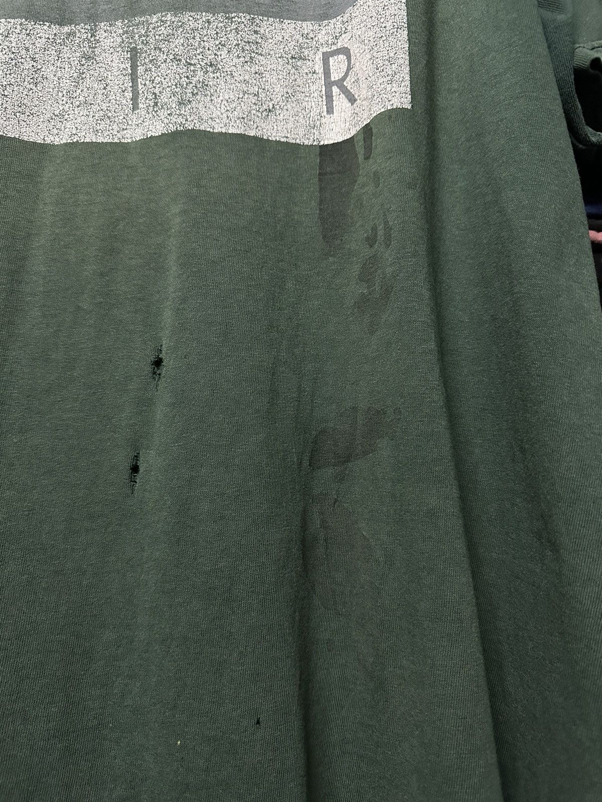 Nike × Vintage Vintage 90s Nike Air Distressed Tee Size US XL / EU 56 / 4 - 8 Thumbnail