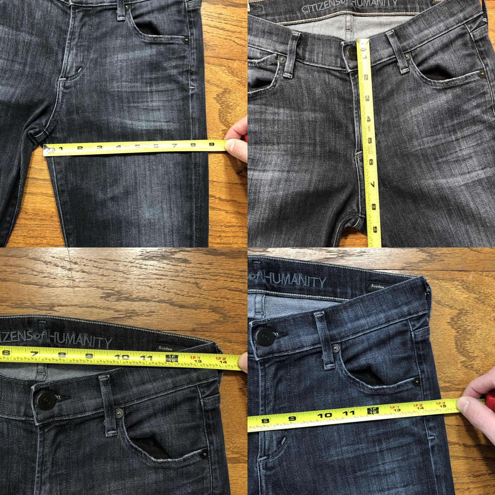 Citizens Of Humanity Citizens of Humanity Jeans Womens 26 X 29 Avedon Skinny Dark Wash Denim Stretch 5-Pocket City USA Preppy Size 26" / US 2 / IT 38 - 9 Thumbnail