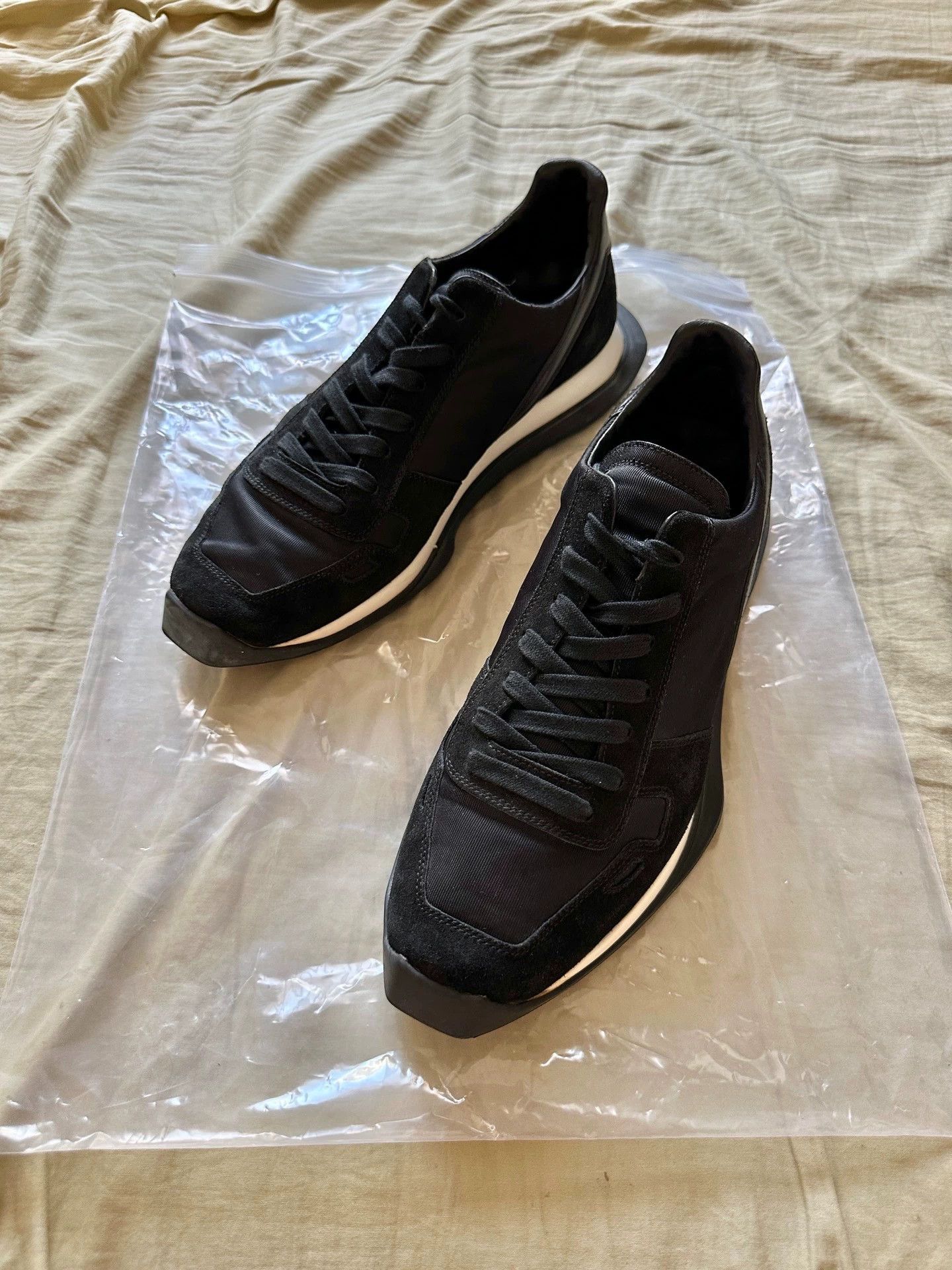 Rick Owens RICK OWENS Maximal Runner Black 95 New No Box 43 Size US 10 / EU 43 - 2 Thumbnail