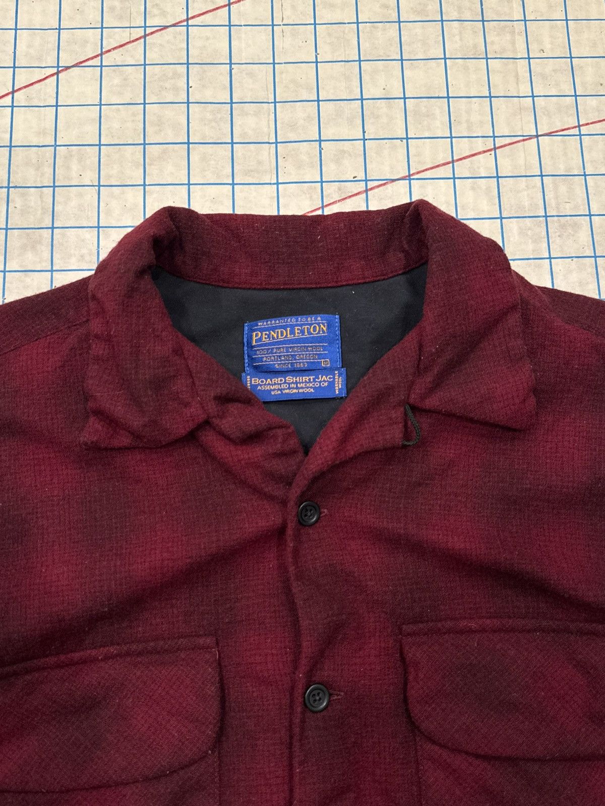 Pendleton Vintage Pendleton Board Shirt Jac Buffalo Plaid Mens Medium Size US M / EU 48-50 / 2 - 5 Thumbnail