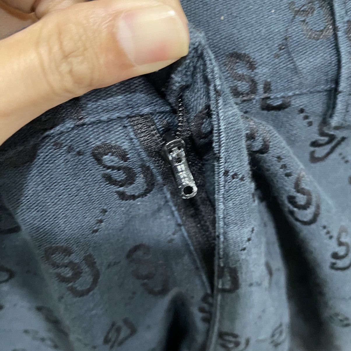 Sean John Vintage Sean John SJ Monogram Baggy Denim Pants Y2K Size US 36 / EU 52 - 7 Thumbnail