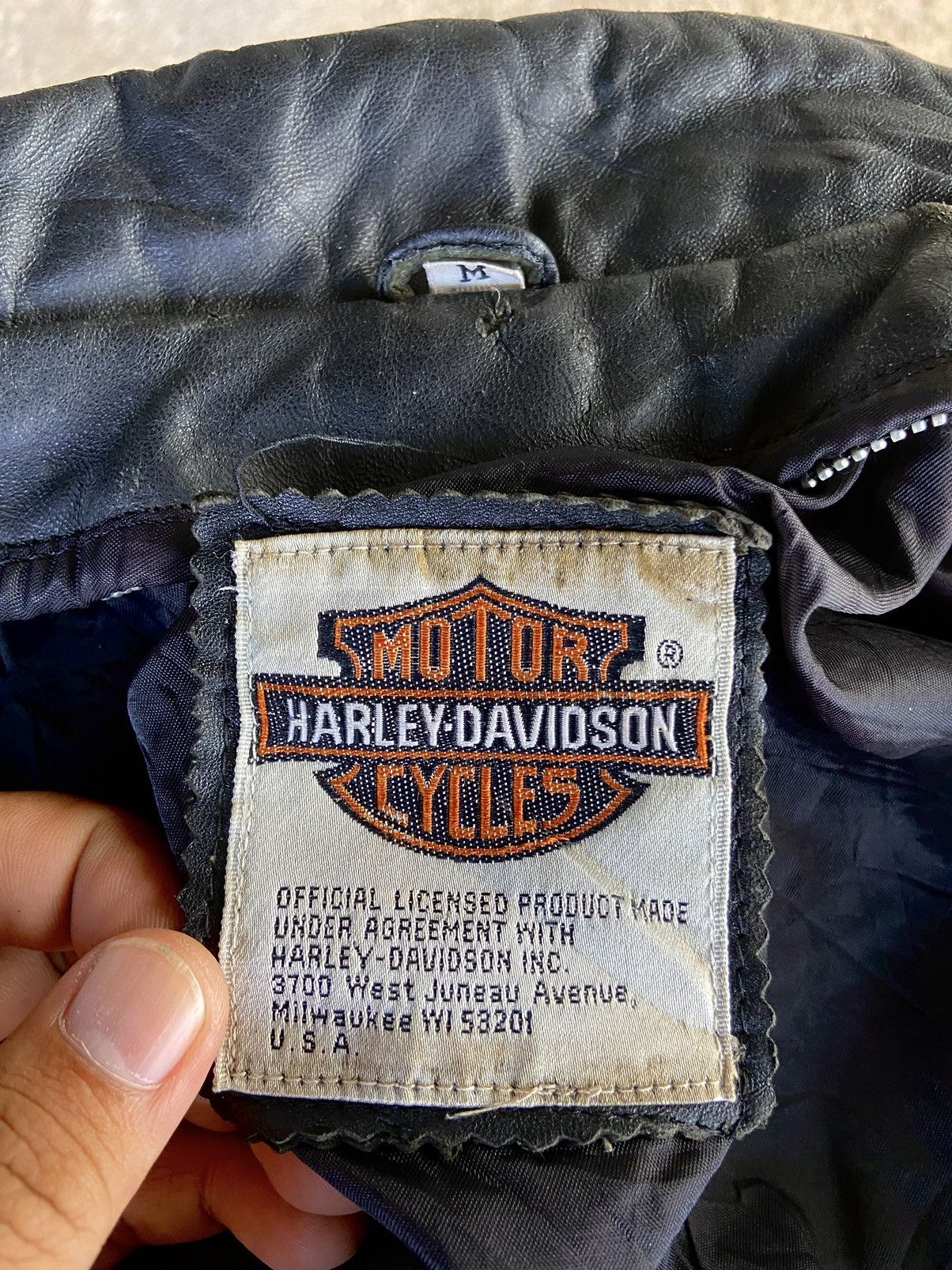 Harley Davidson Vintage Harley Davidson leather Biker Jacket Size US M / EU 48-50 / 2 - 13 Thumbnail