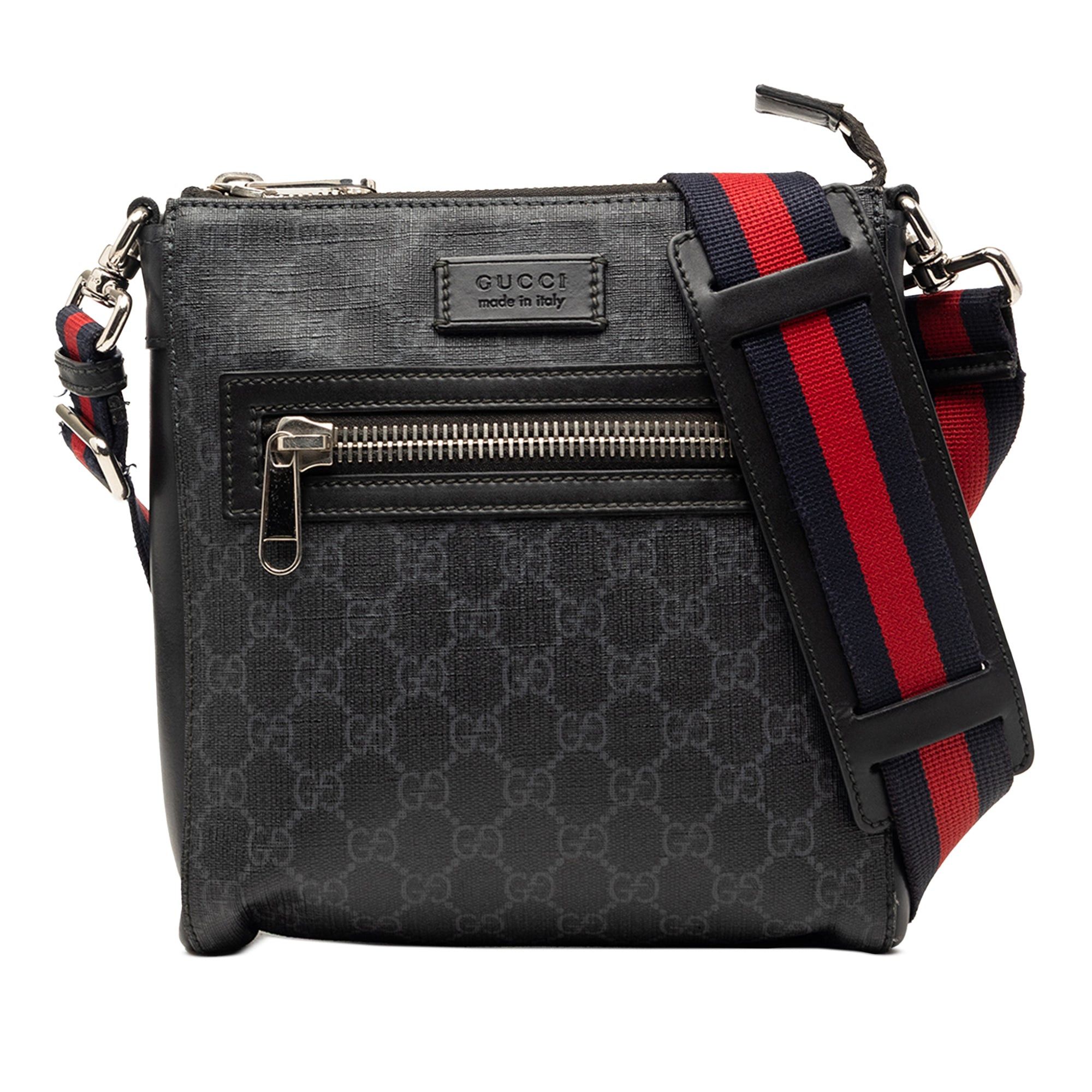 Gucci Small GG Supreme Web Messenger Bag Size ONE SIZE - 1 Thumbnail