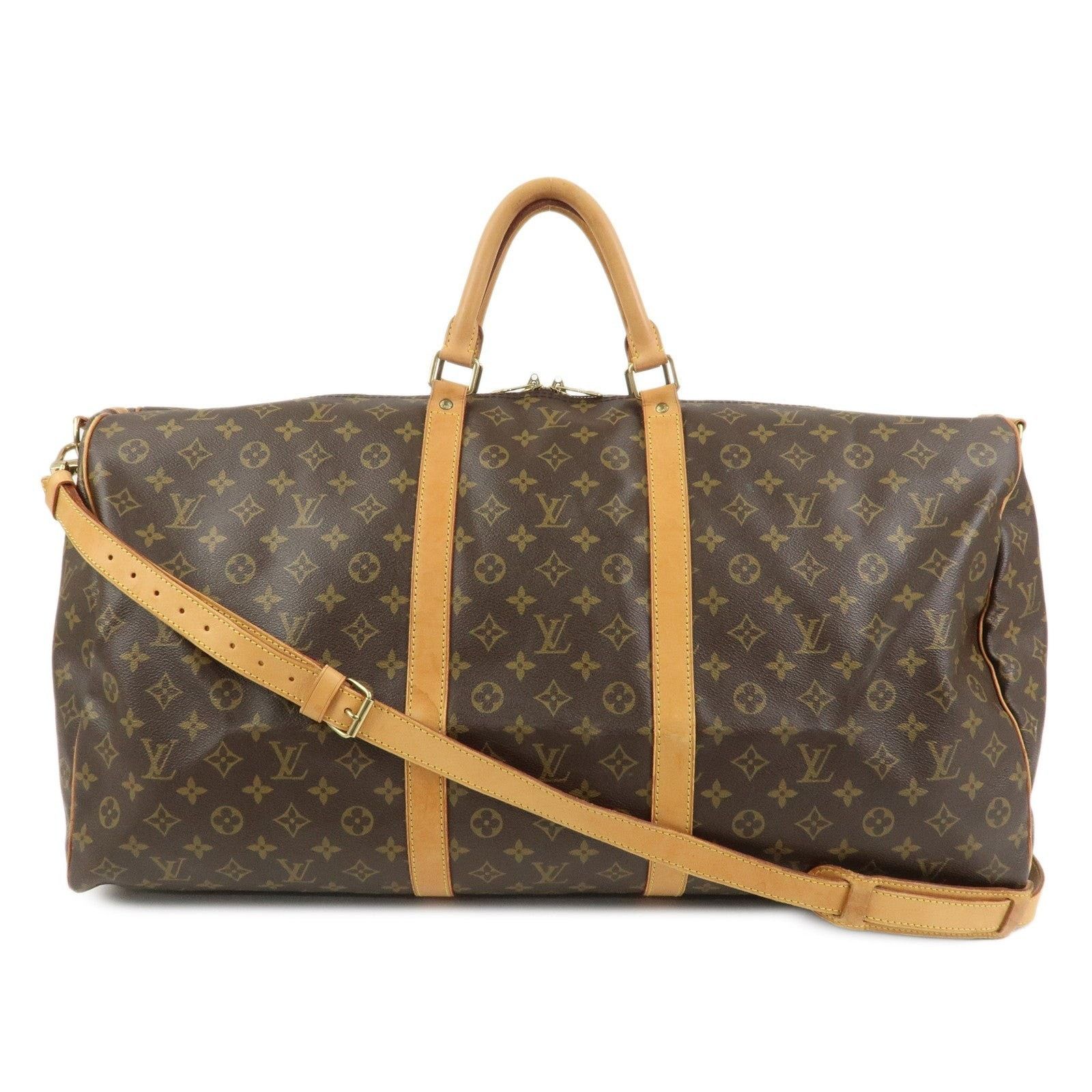Louis Vuitton Louis Vuitton Monogram Keepall Bandouliere 60 Duffle Bag Size ONE SIZE - 1 Thumbnail