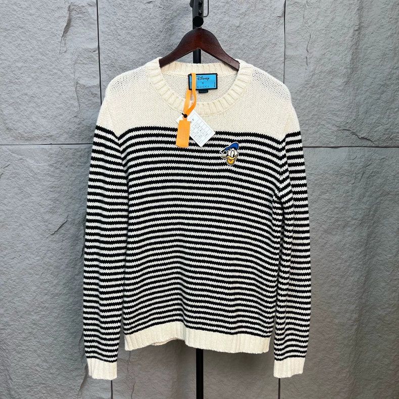Gucci Gucci Disney co-branded striped wool pullover sweater 2501- Size US S / EU 44-46 / 1 - 1 Thumbnail