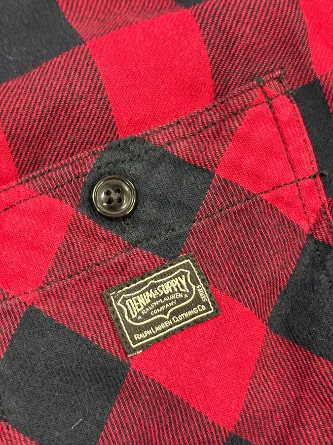 Polo Ralph Lauren 2010s Ralph Lauren Red & Black Plaid Shirt Size US M / EU 48-50 / 2 - 7 Thumbnail