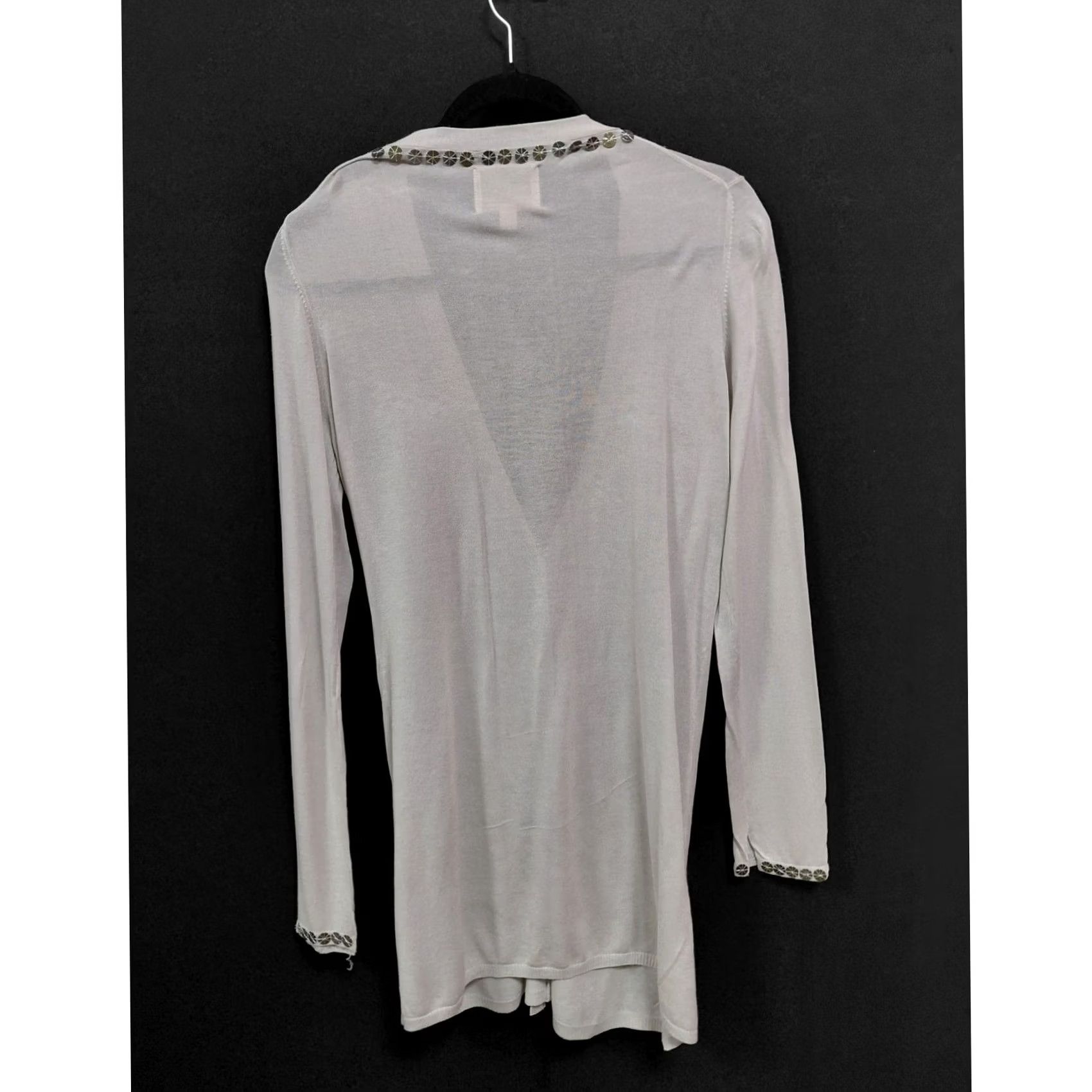 Banana Republic BANANA REPUBLIC heritage Cardigan Sweater Embellished Knit Women Size M Gray Size M / US 6-8 / IT 42-44 - 2 Thumbnail