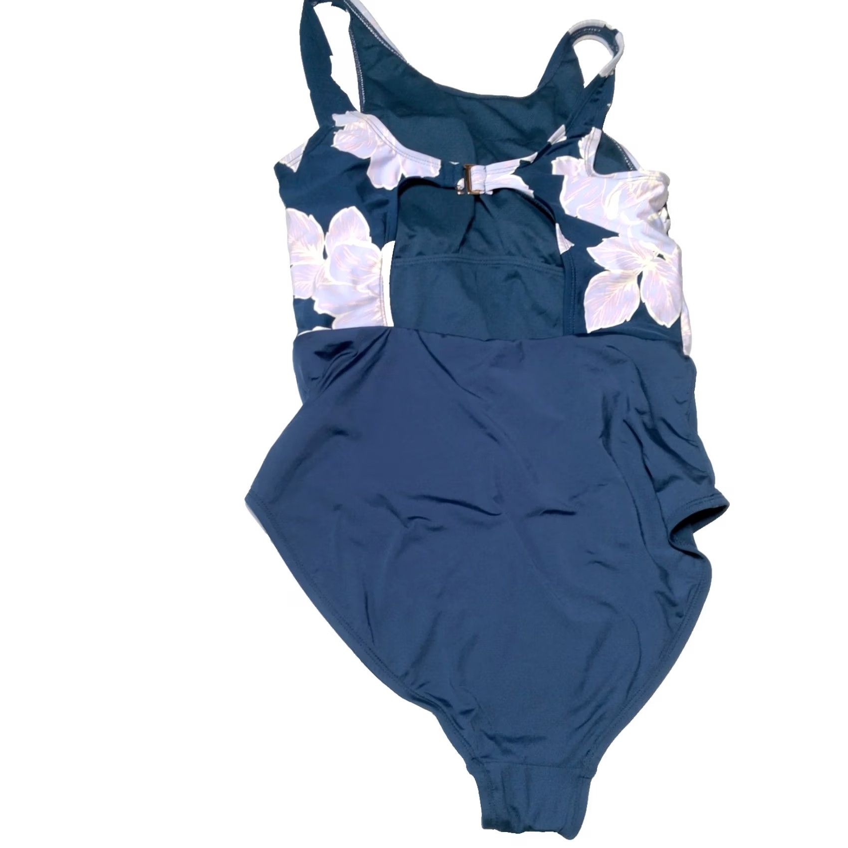 Catalina Catalina One Piece Bathing Suit Floral Tank Swim M Blue Purple Womens Size M / US 6-8 / IT 42-44 - 4 Thumbnail