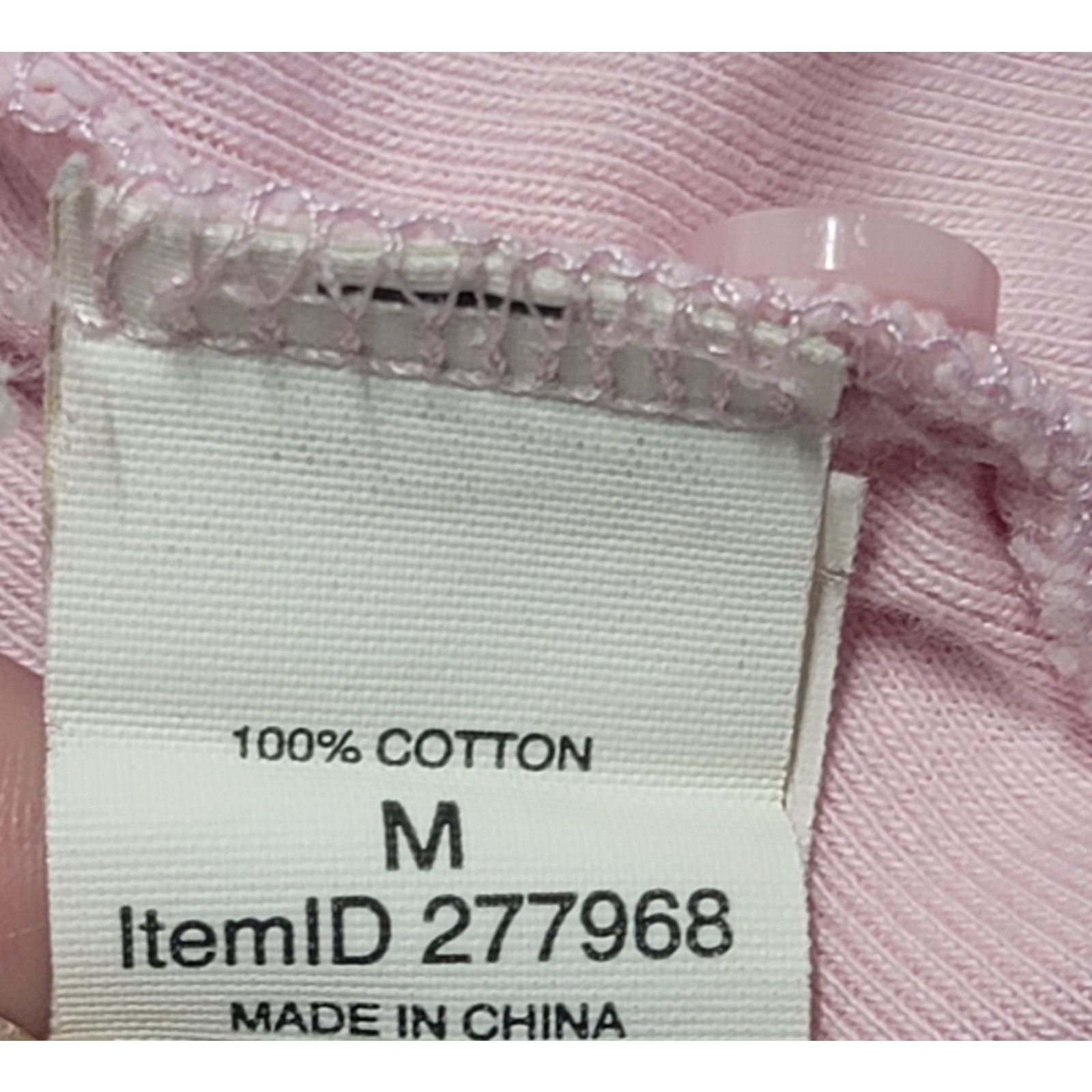 L.L. Bean L.L. Bean Light Pink 5 Button Henley Long Sleeve Top Medium Size M / US 6-8 / IT 42-44 - 4 Thumbnail