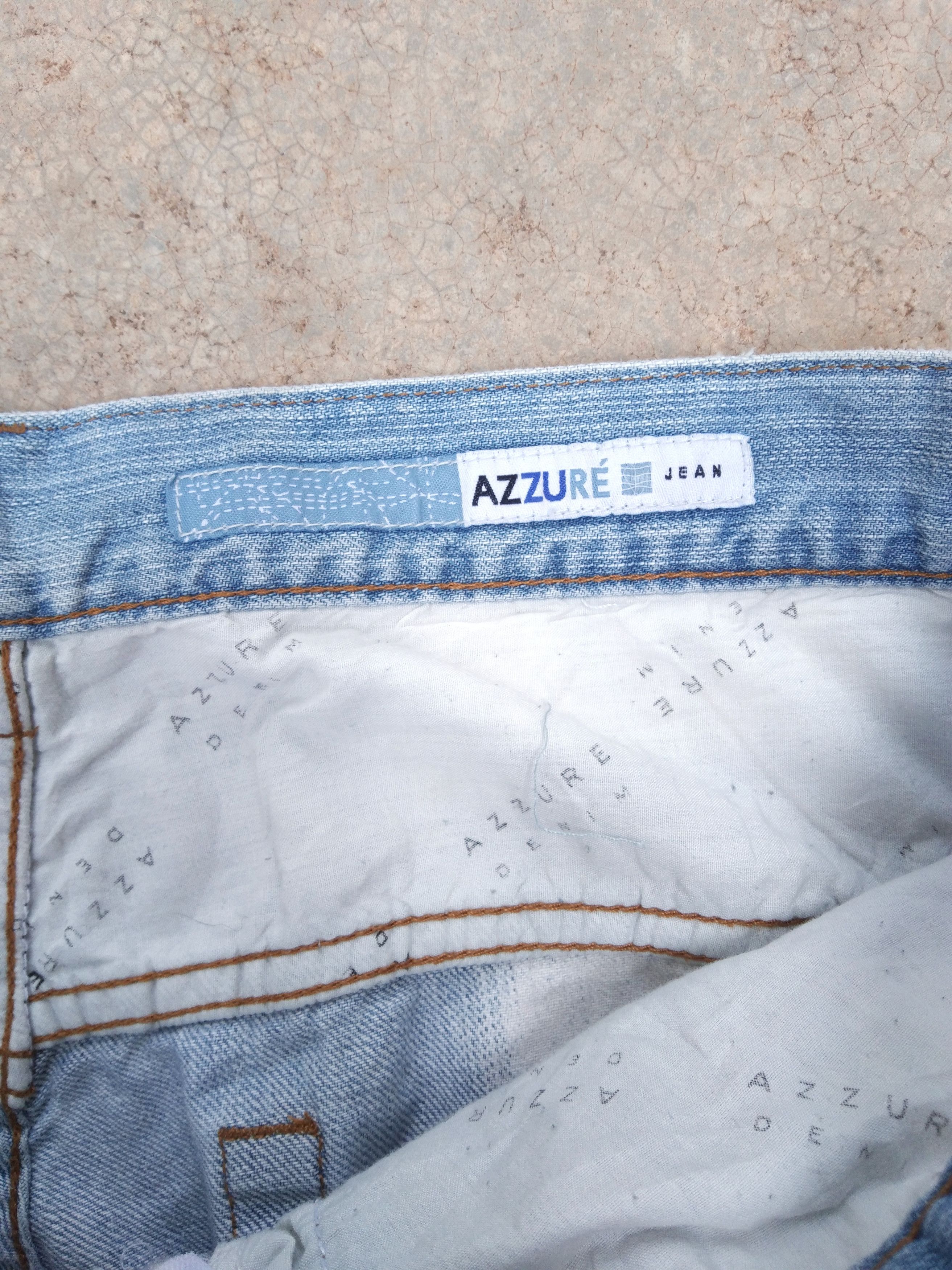 Jean × Vintage Azzure Jean Balenciaga Style Inspired Loose Straight Leg Size US 34 / EU 50 - 10 Thumbnail