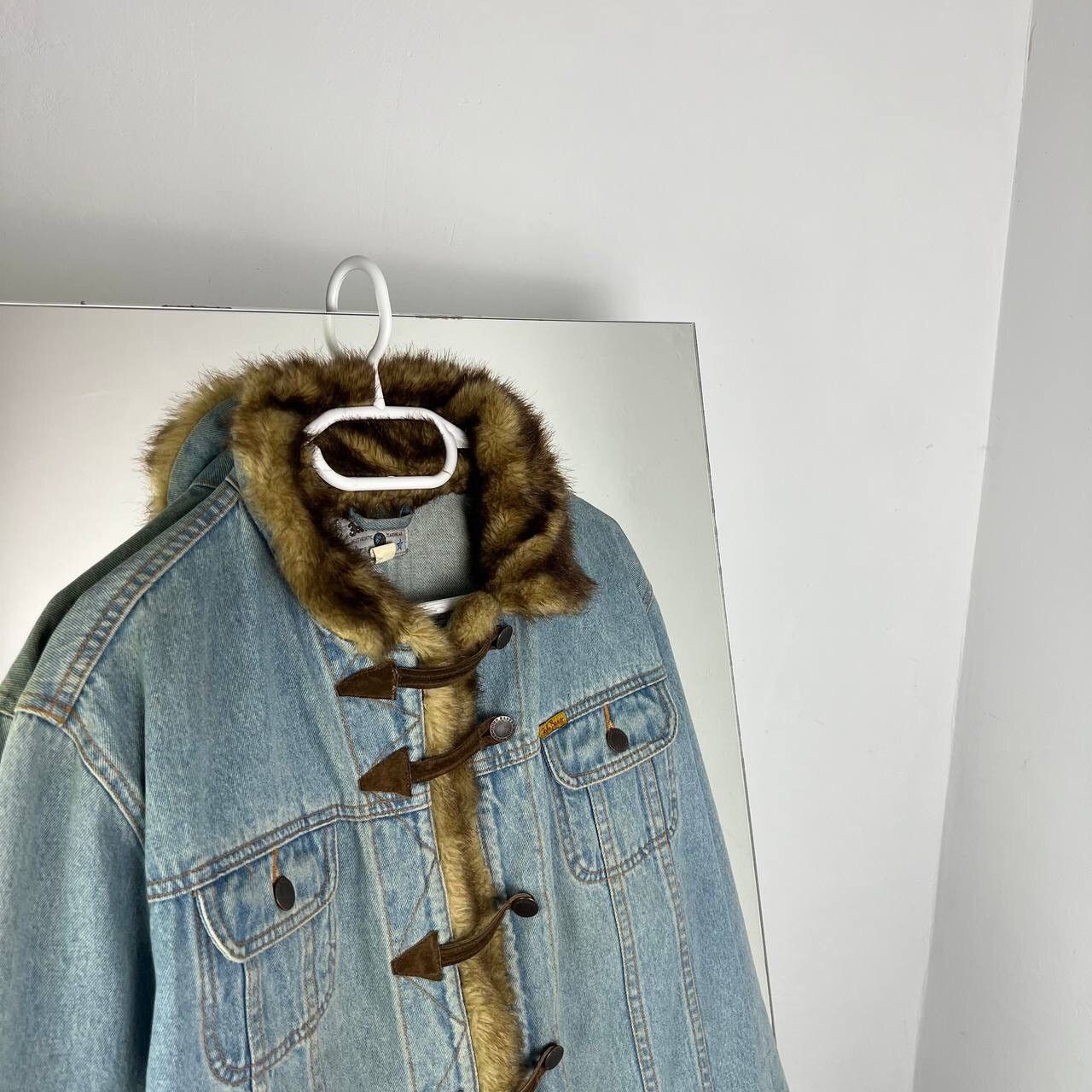Vintage Denim Jacket Rare Vintage Jean Size L / US 10 / IT 46 - 2 Thumbnail