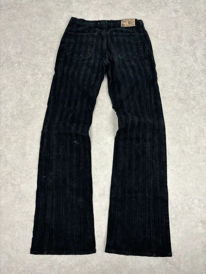 Just Cavalli 2000s Cavalli Black Bootcut Low-Rise Pants Size US 30 / EU 46 - 6 Thumbnail