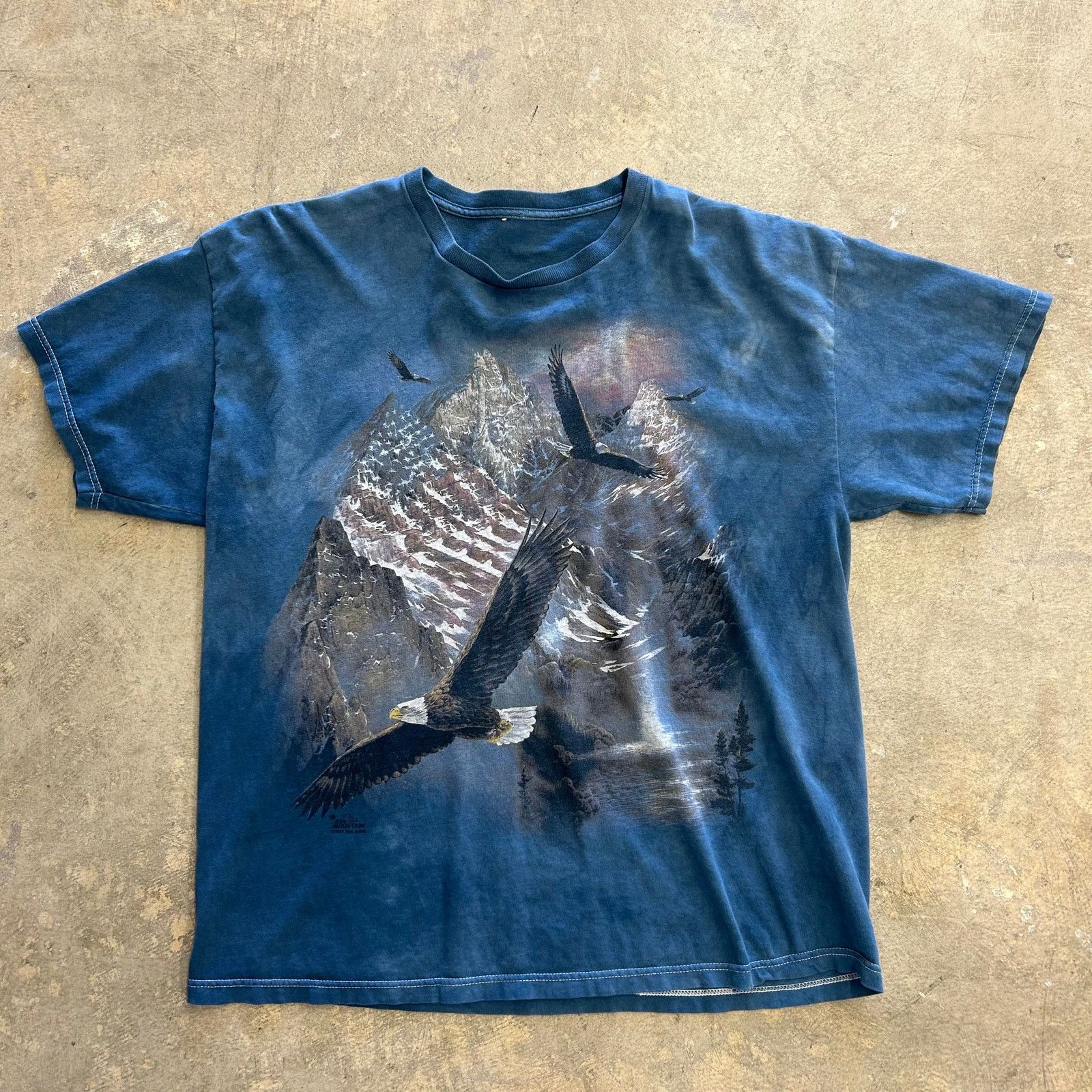 Other Eagle America Flag Tee Sz L Size US L / EU 52-54 / 3 - 1 Thumbnail