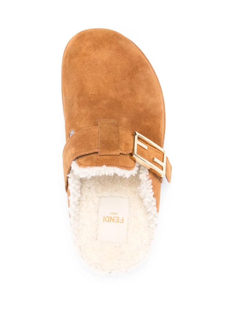 Fendi o1s1wg110226 Feel Mules in Brown Size US 10 / IT 40 - 3 Thumbnail