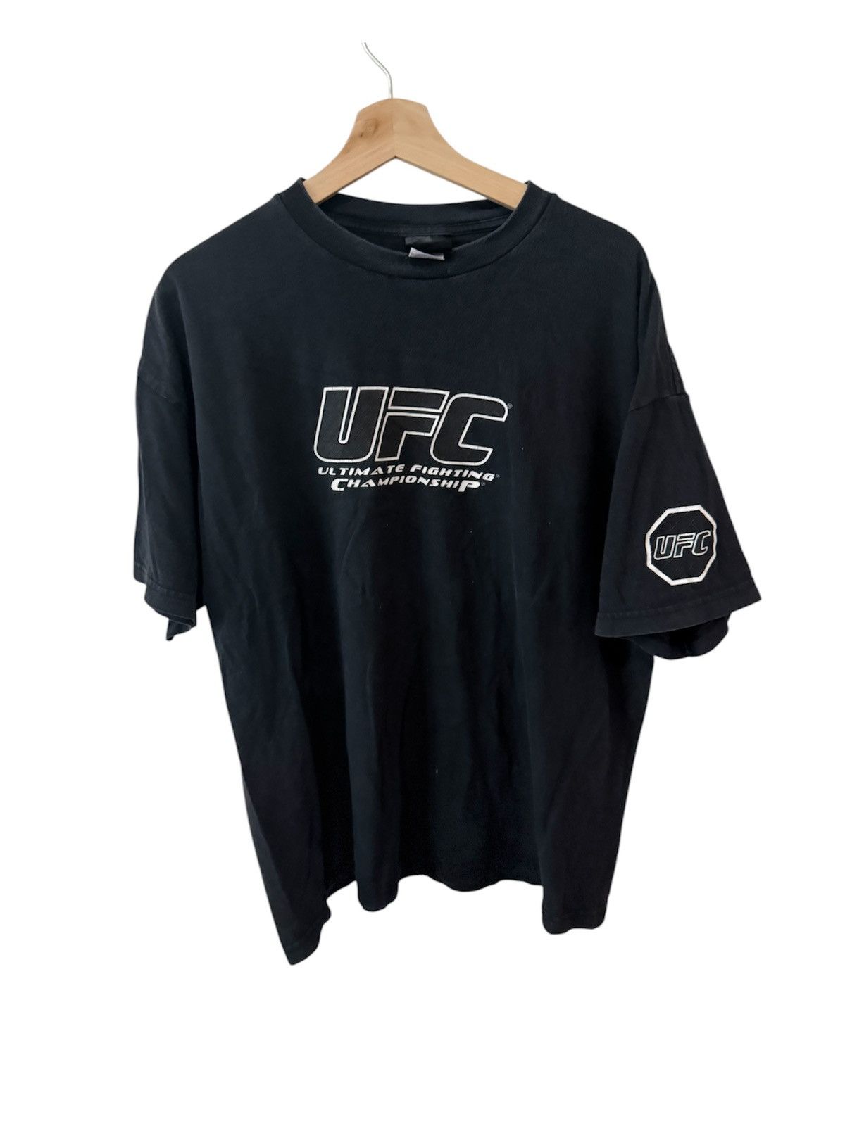 UFC × Vintage Vintage 2000s UFC T Shirt Y2K MMA Pride Size US XL / EU 56 / 4 - 1 Thumbnail