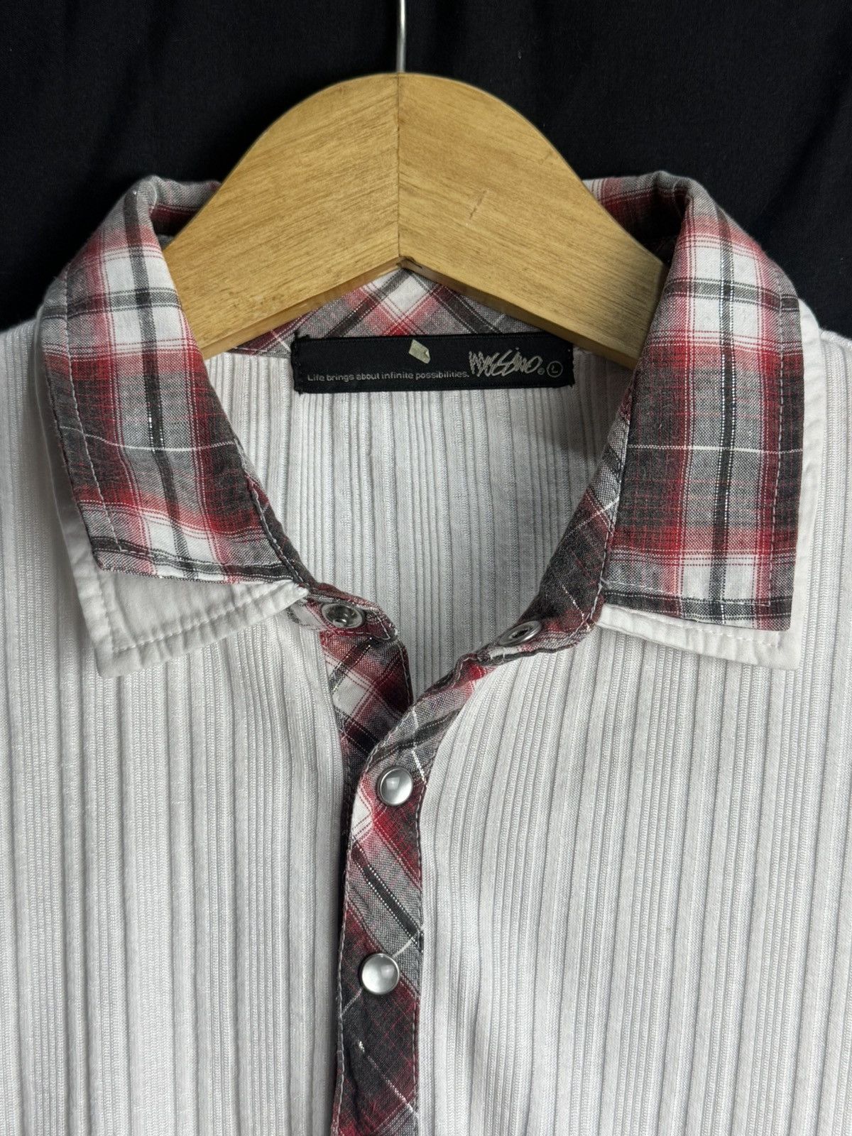 14th Addiction Vkei Mossimo Double Collar Half Button Poloshirt Size US M / EU 48-50 / 2 - 5 Thumbnail