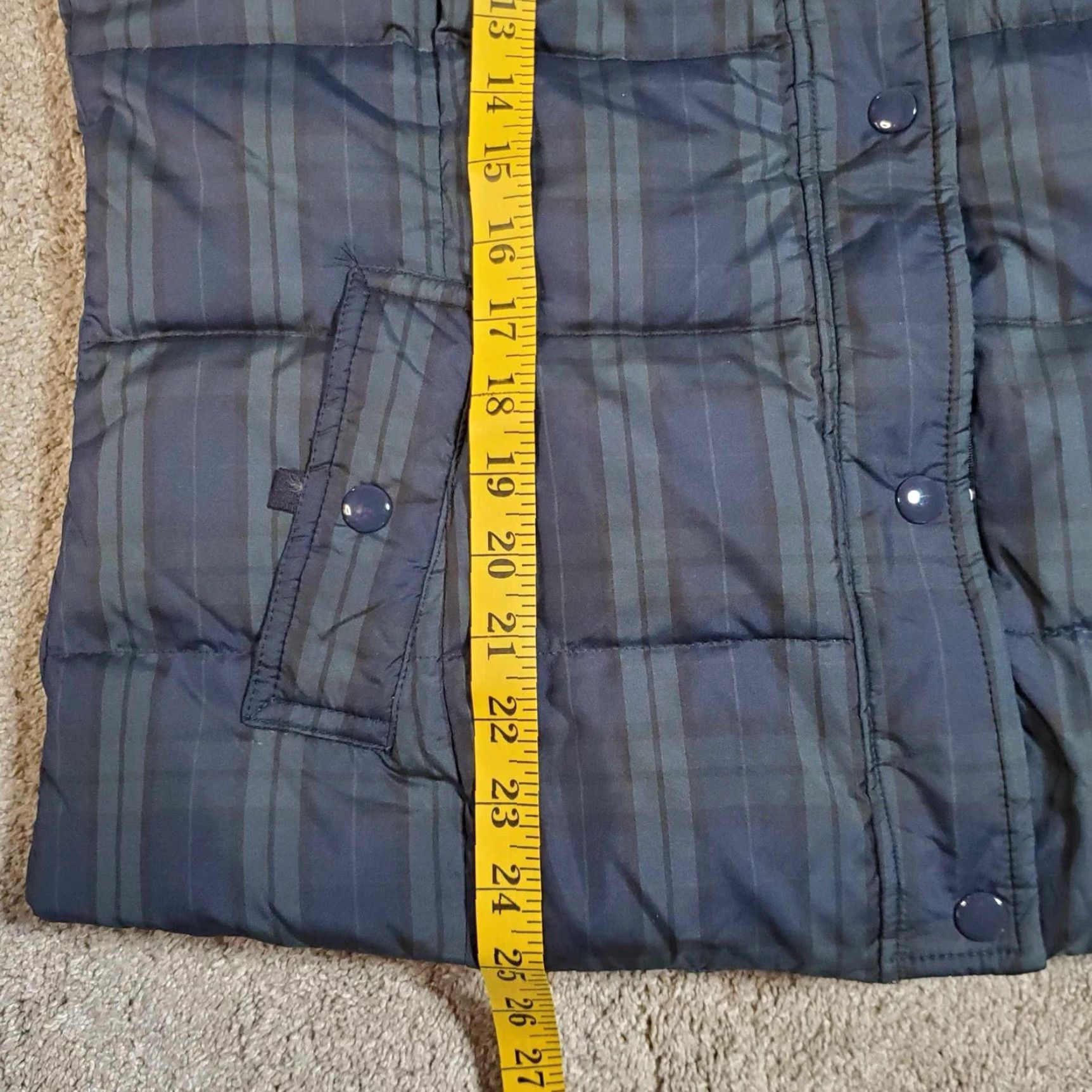 Vintage VINTAGE GH Bass & Co Vest Womens Large Blue Plaid Puffer Duck Down Hunting Size L / US 10 / IT 46 - 6 Thumbnail