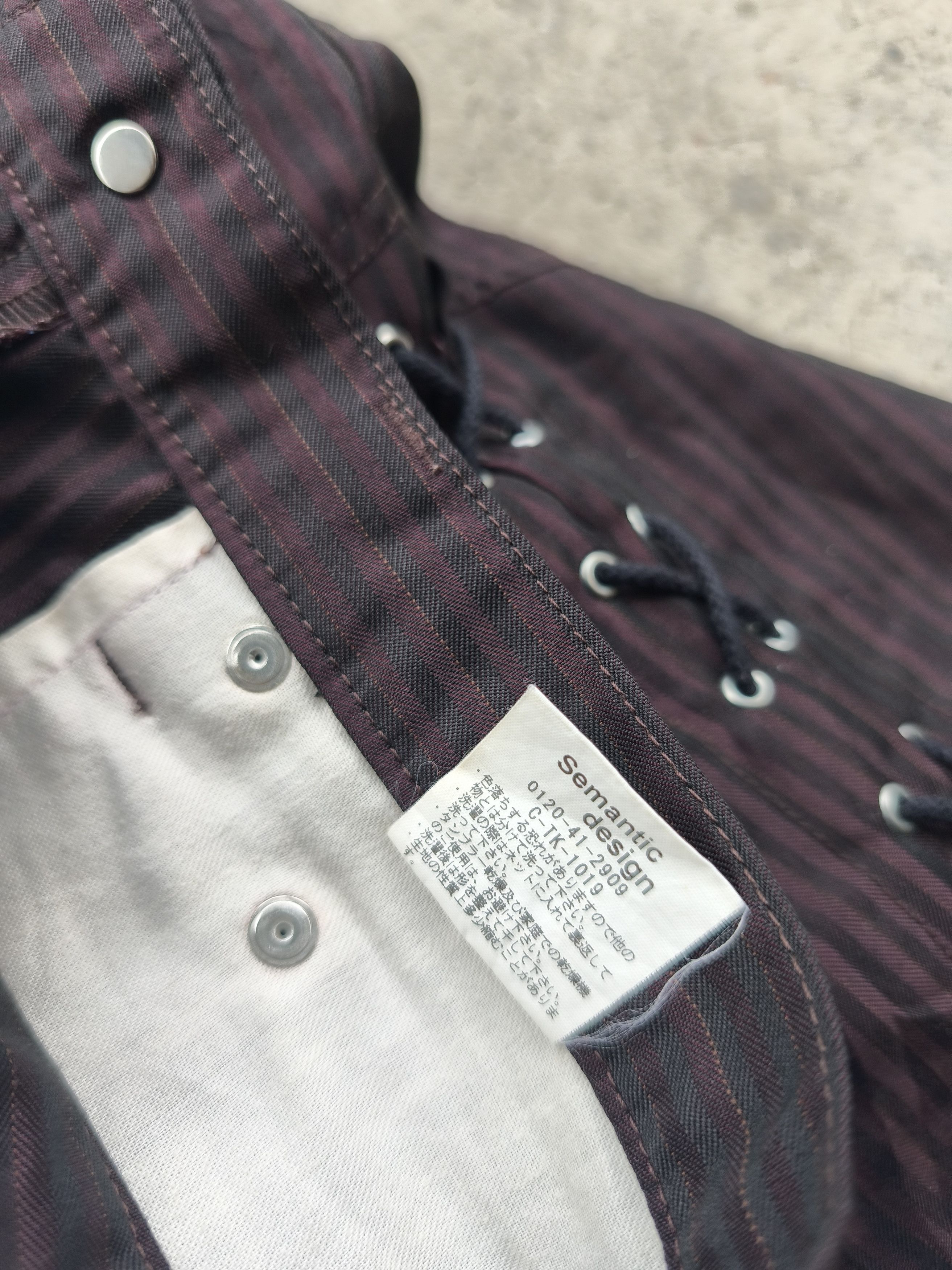 If Six Was Nine × Le Grande Bleu (L.G.B.) × semanticdesign Semantic design Lace up Flare pants Size US 30 / EU 46 - 8 Thumbnail