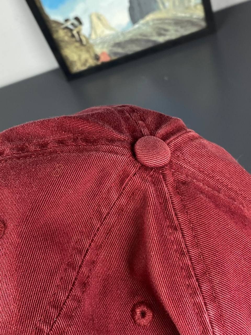 Han Kjobenhavn Han Kjobenhavn Burgundy Embroidered Flowers Trucker Hat Size ONE SIZE - 5 Thumbnail