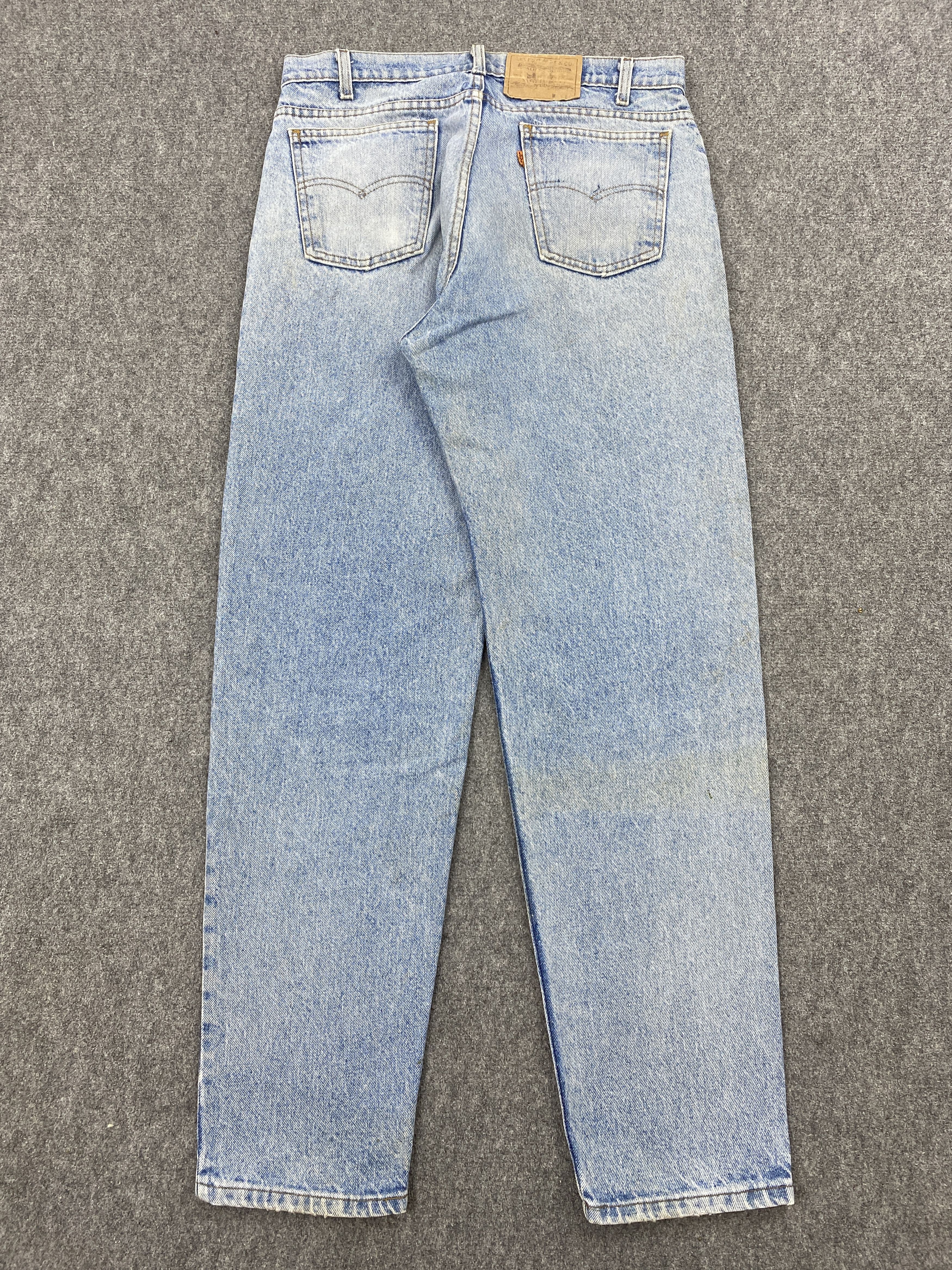 Levi's × Vintage Light Washed Vintage 90s Levi's 550 Orange Tabs Jeans Size US 33 - 3 Thumbnail