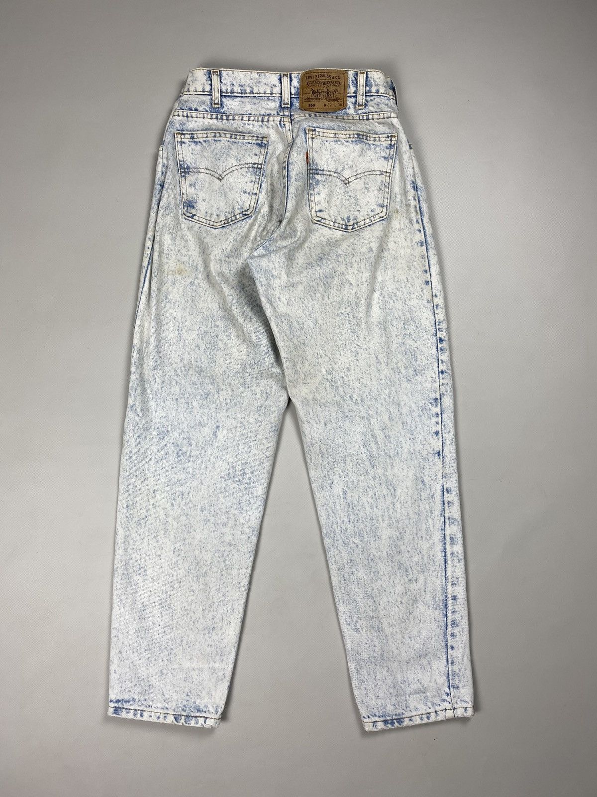 Levi's × Vintage VTG 90s Levi’s 550 men’s light blue jeans size 32 30 USA Size US 32 / EU 48 - 18 Thumbnail